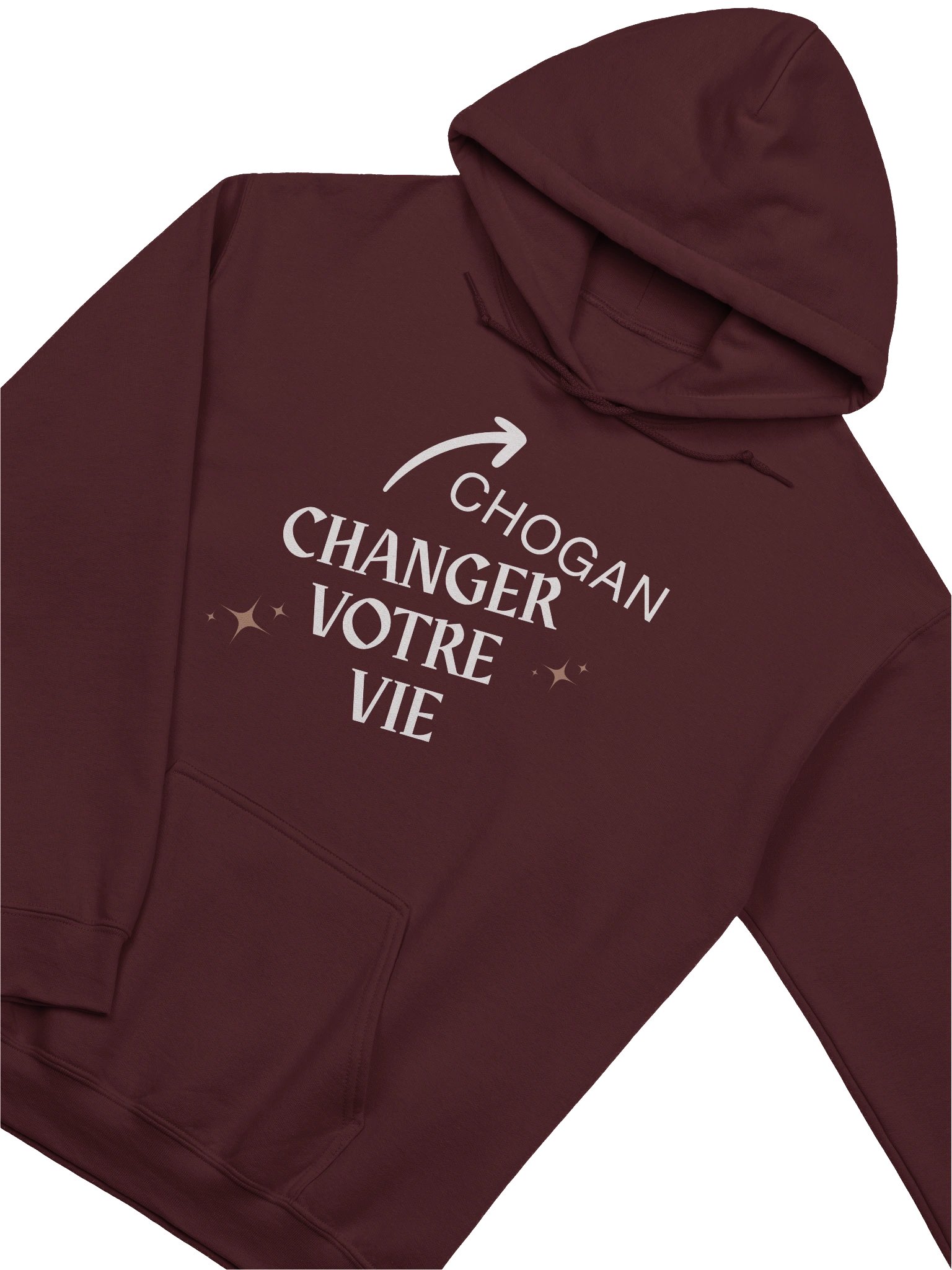Sweat à Capuche Chogan « Changer Votre Vie » product image (3)