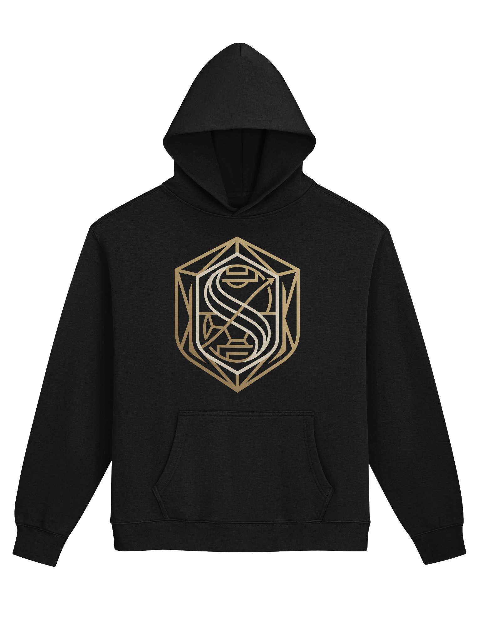 Off Pitch Soccer Crest Hoodie – Gold Emblem product image (3)