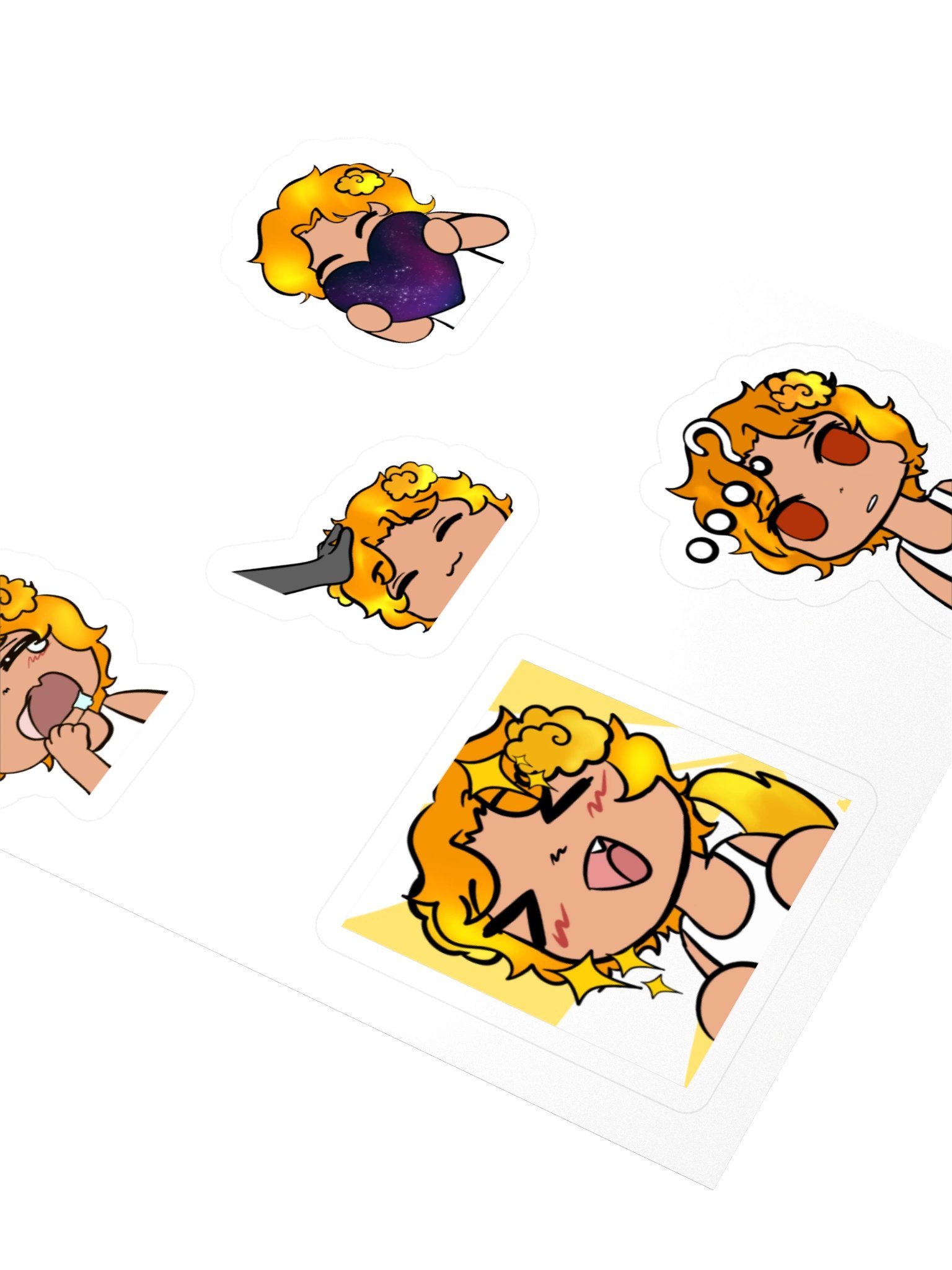 Golden Hour Shy Stickers product image (3)