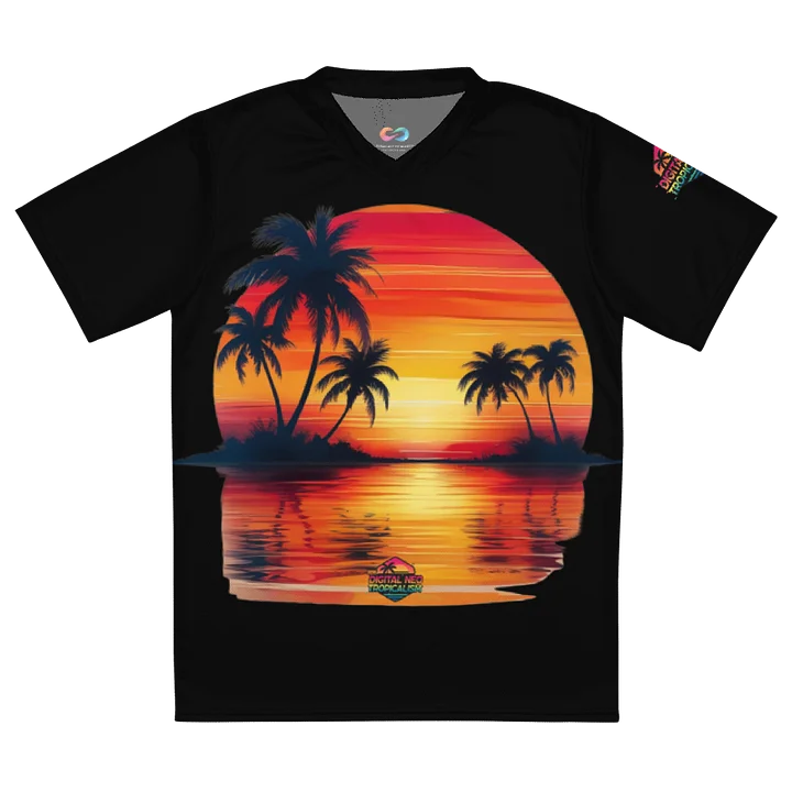 LIMITED EDITION - CNX Core All-over print Unisex Tee — Digital Neo Tropicalism 002 product image (1)