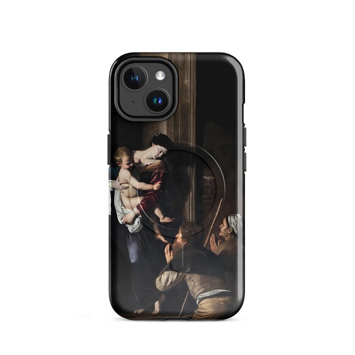Caravaggio – Pilgrims’ Madonna (Madonna di Loreto) iPhone® MagSafe® Tough Case product image (2)