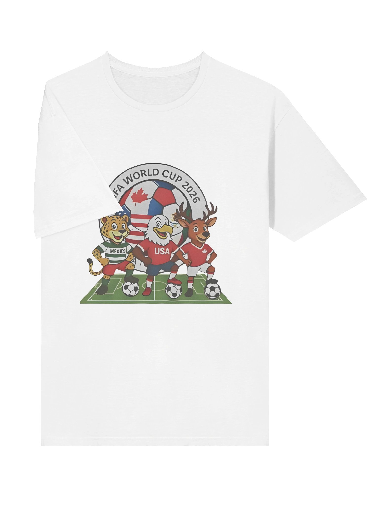 FIFA World Cup 2026 Mascot USA Canada Mexico Shirt product image (10)