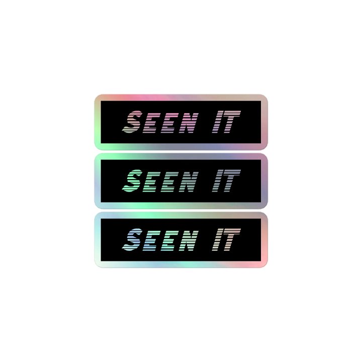 Seen IT Holographic Sticker product image (1)