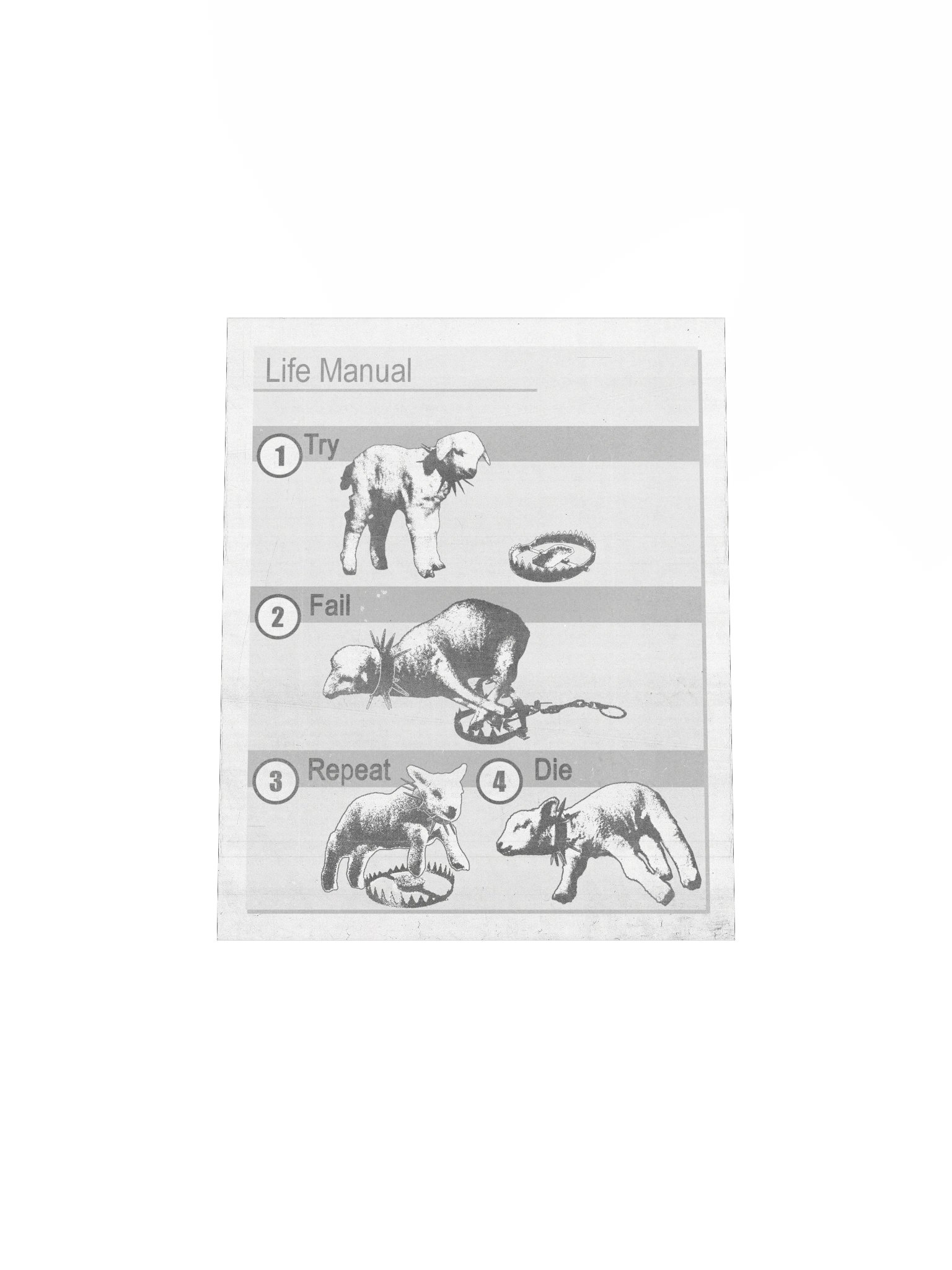 LIFE MANUAL POSTER product image (7)