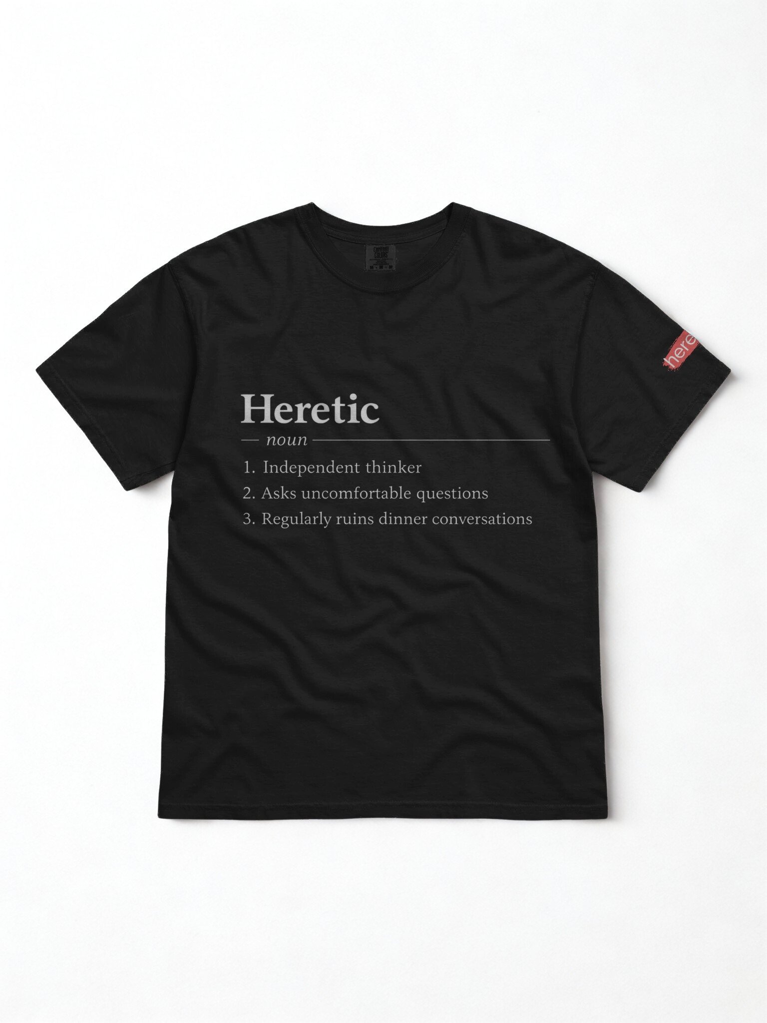 Heretic (noun) T-Shirt product image (2)