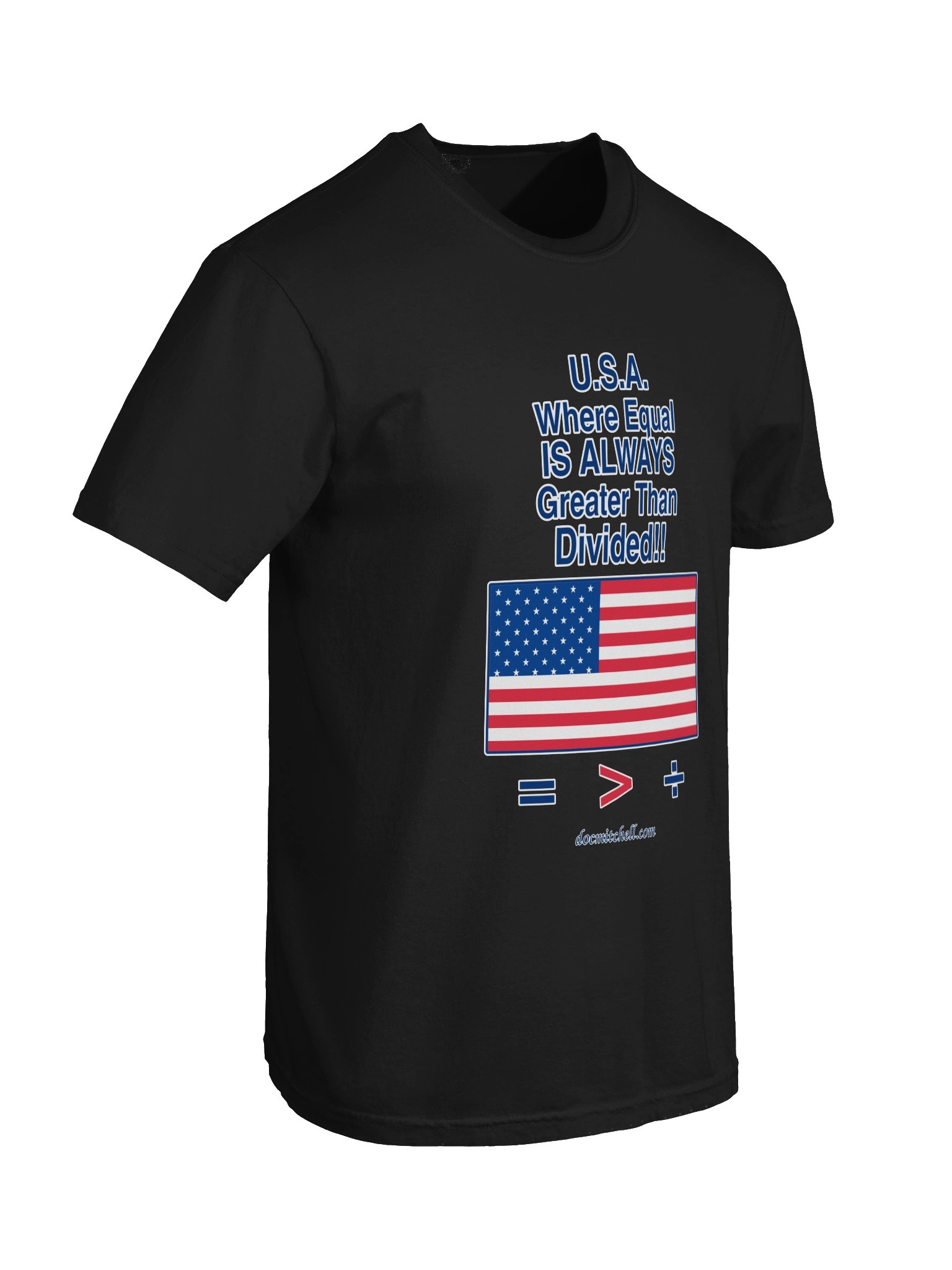 Equal Is Greater Than Divided USA Tee product image (78)