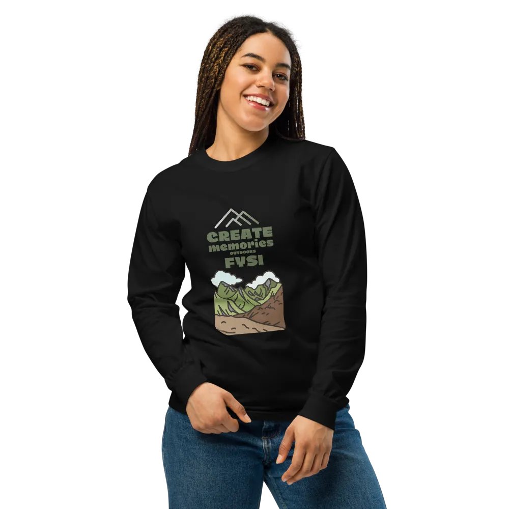 Memories Outdoors Organic Long Sleeve t-shirt product image (4)