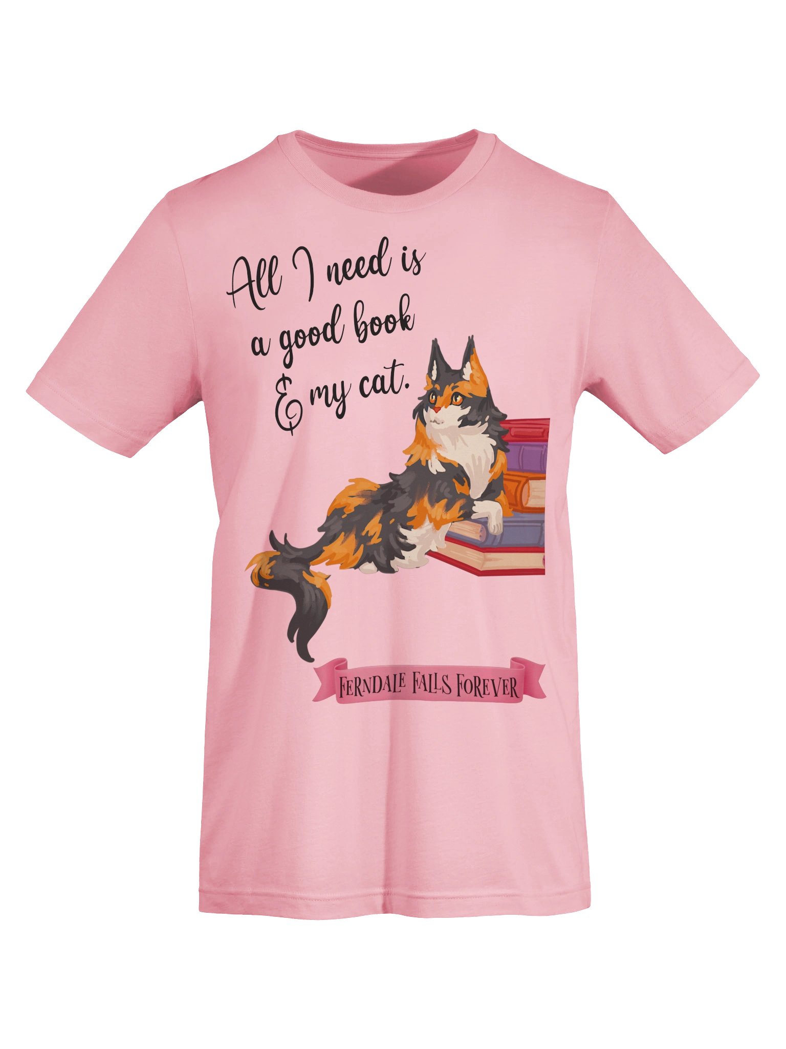 Book and Cat Classic Tee product image (1)