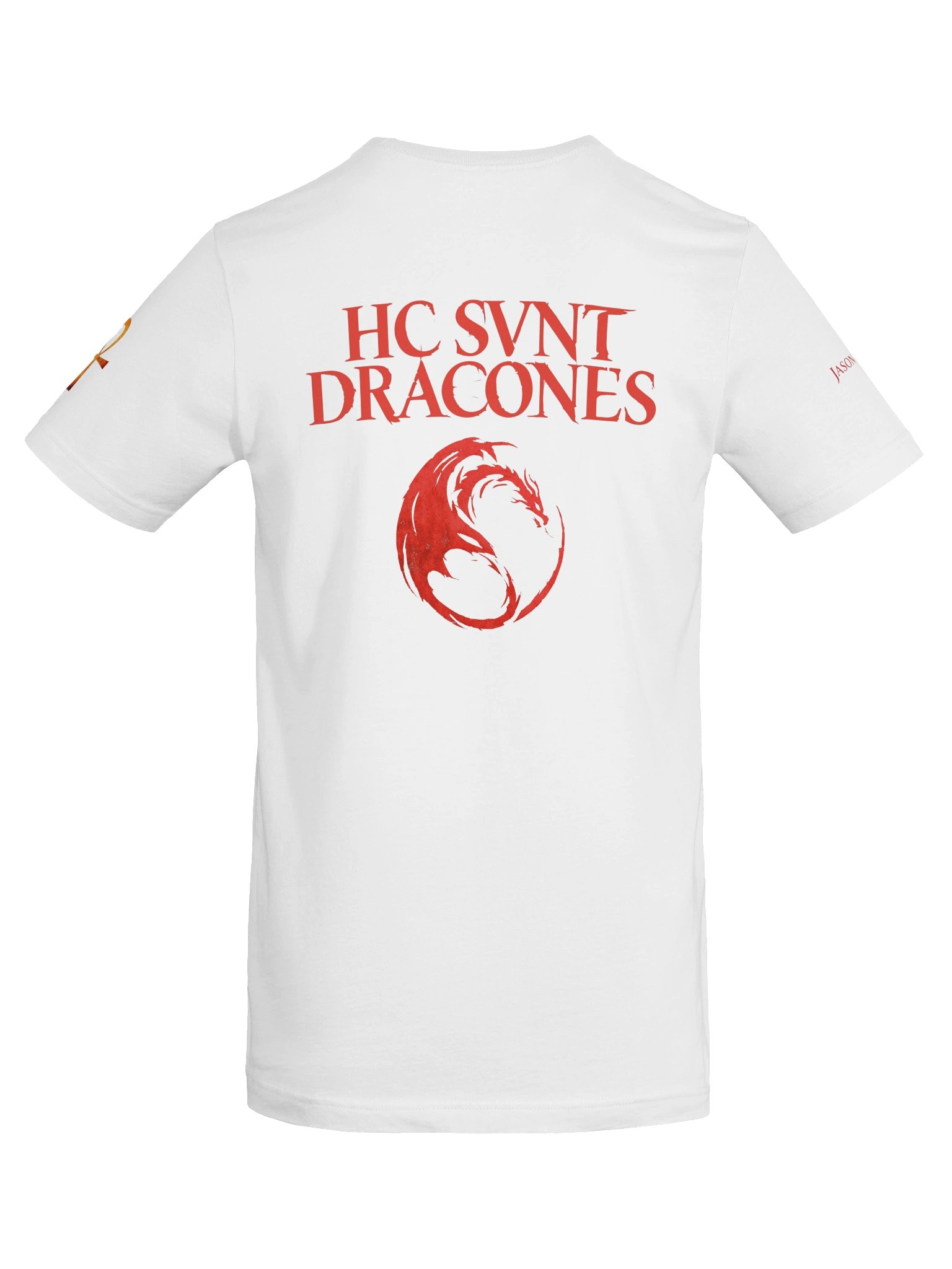 White HERE BE DRAGONS - Back product image (6)