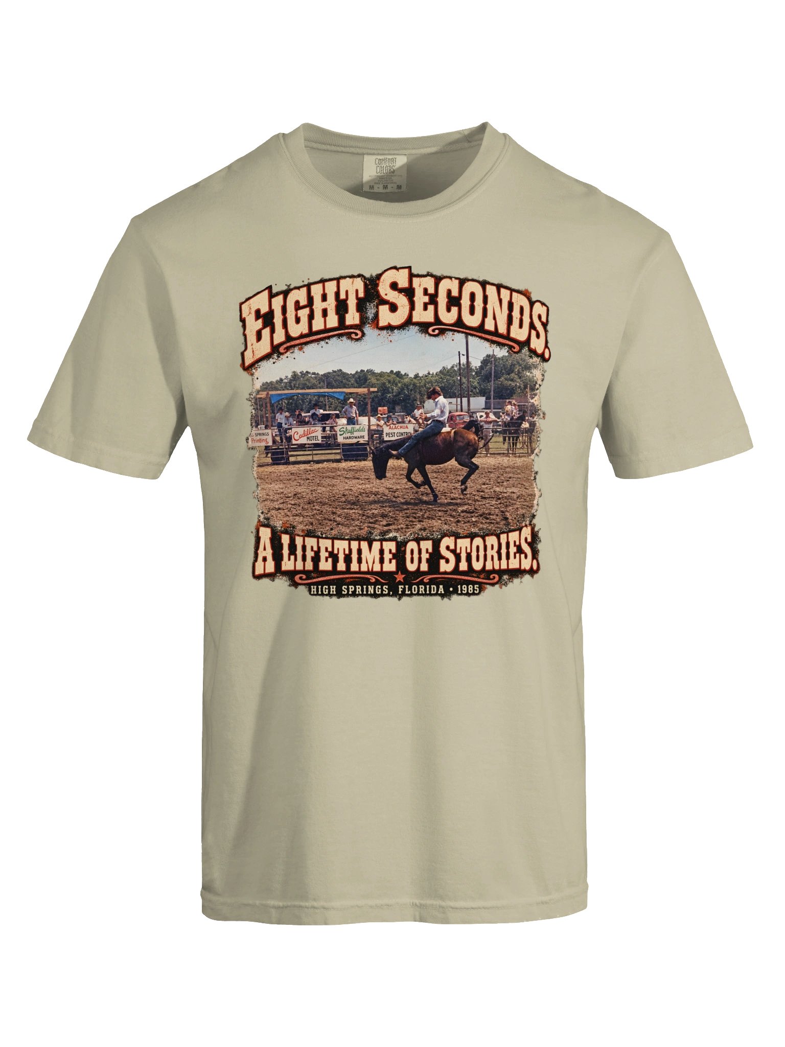 Vintage Bull Riding Shirt — Eight Seconds, A Lifetime of Stories | Broken Arena™ product image (10)
