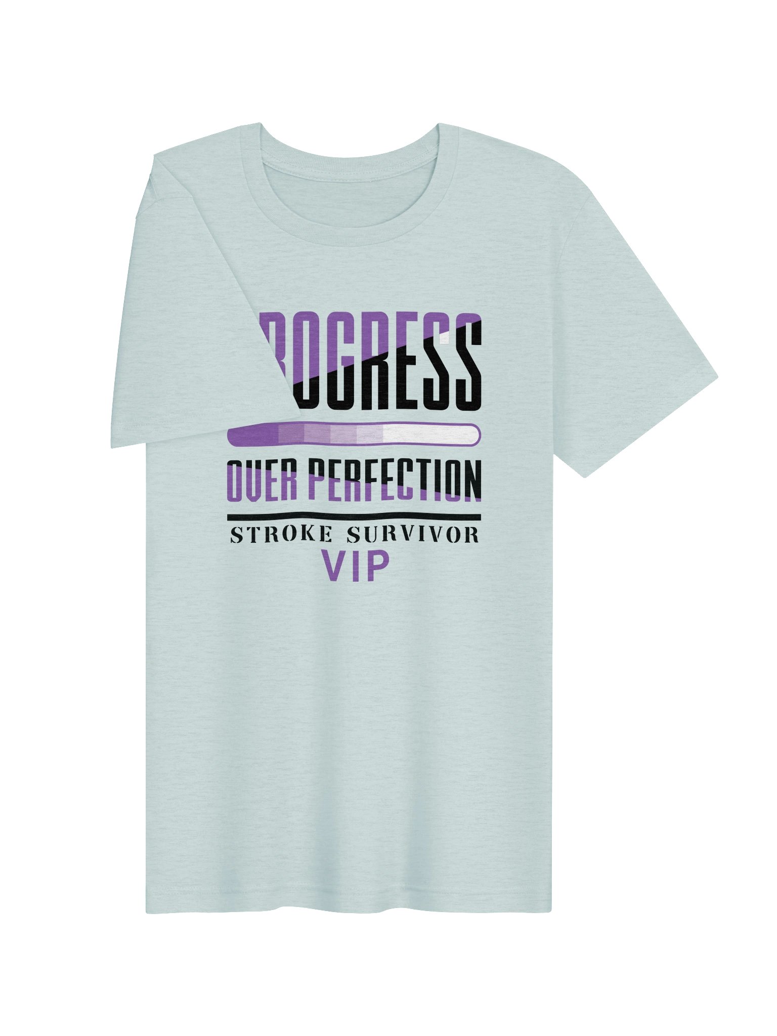 Progress Over Perfection | Stroke Survivor VIP T-Shirt product image (33)