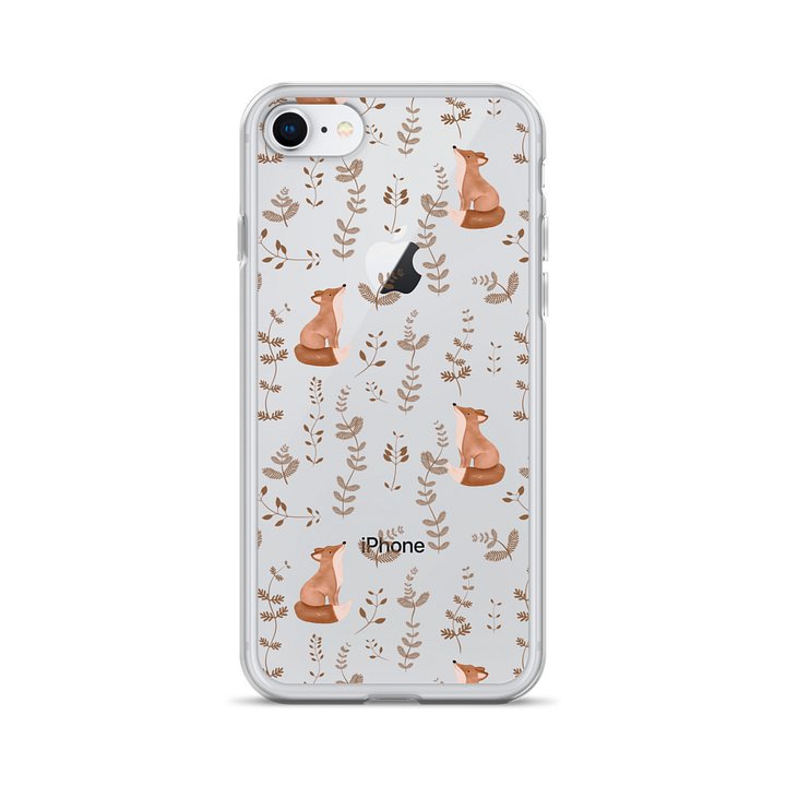 FOX AND FERN COPPER Clear iPhone Case product image (28)