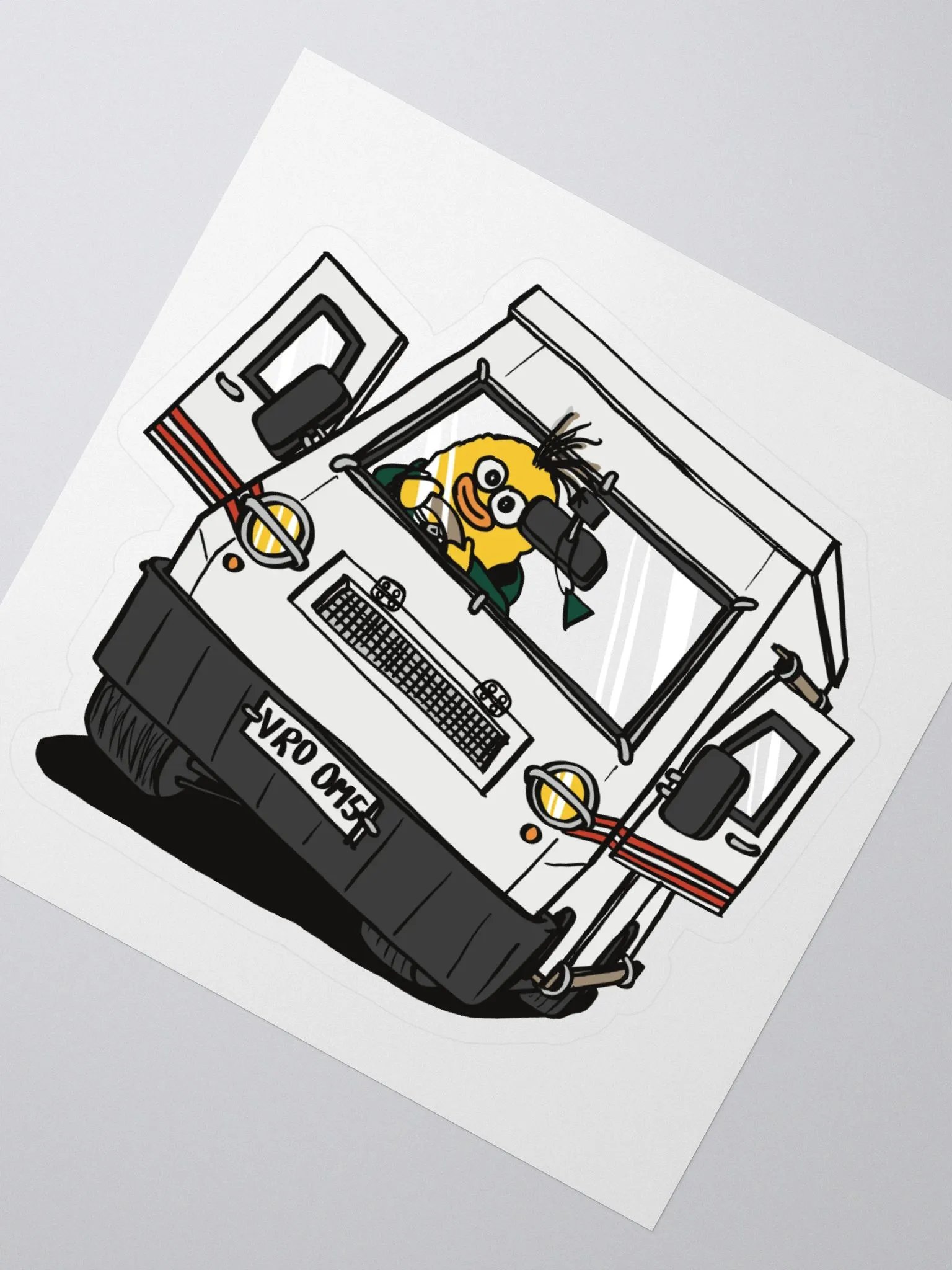 Big wheelie in his van sticker! product image (6)
