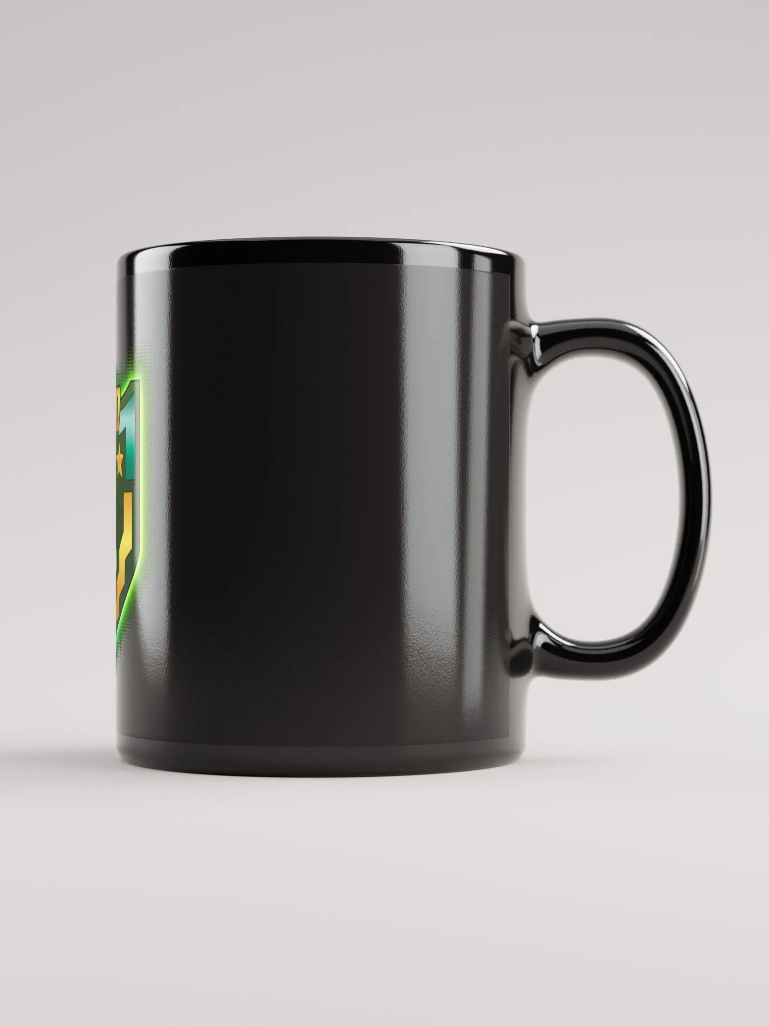 JJY Logo Black Coffee mug product image (1)