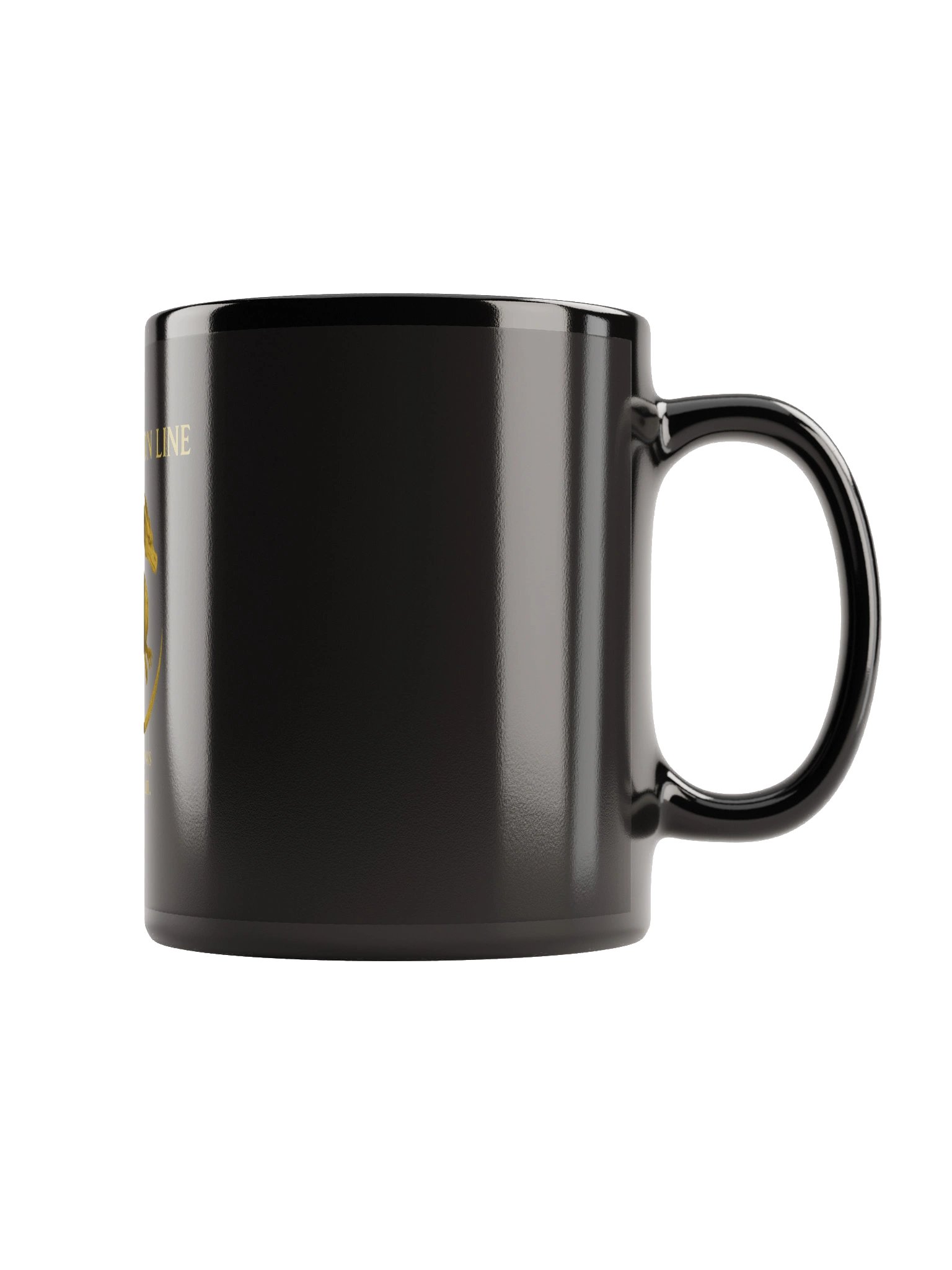 ☕ Gold Dragon Glossy Black Mug – Drink Like Royalty ☕ product image (4)
