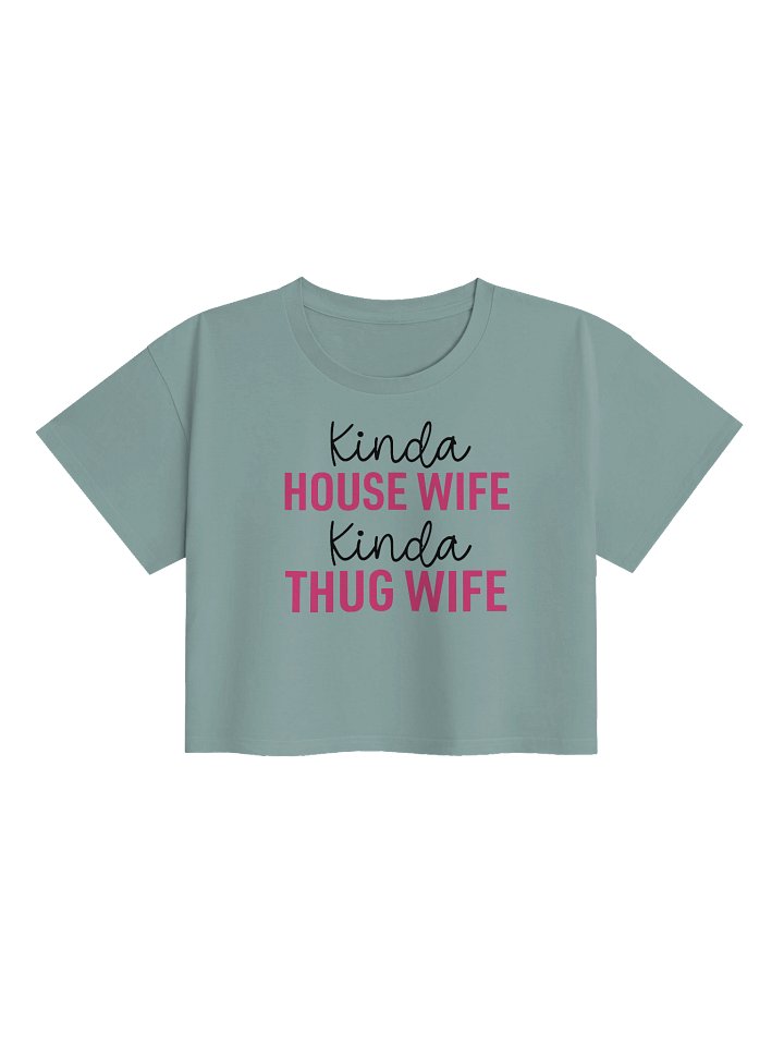 Kinda house wife crop top product image (1)