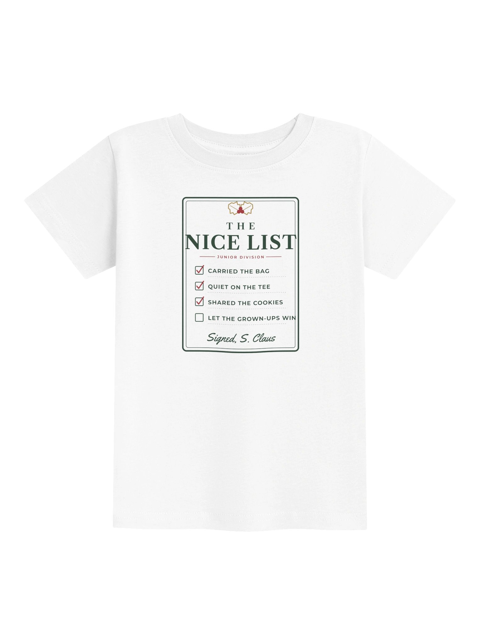 The Nice List Toddler Tee product image (1)