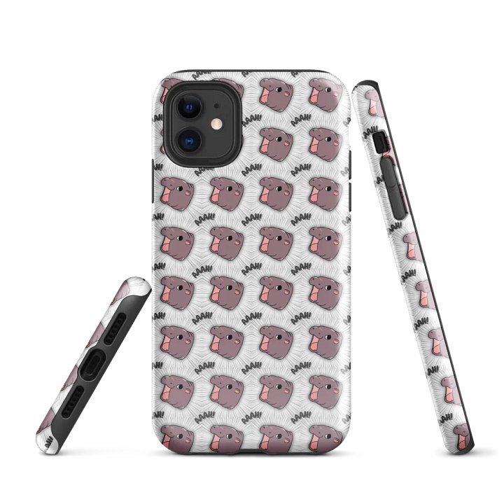 MOODENG'S WHITE AAAH! IPHONE® TOUGH CASE product image (1)