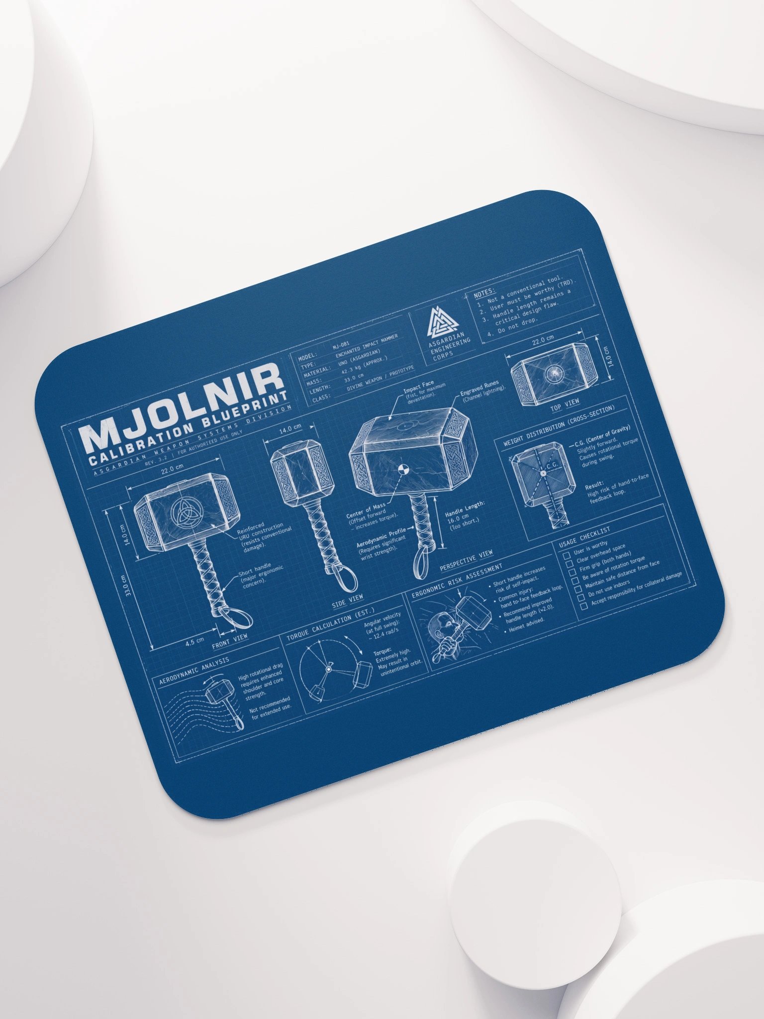 The Mjolnir Technical Specification Blueprint product image (10)