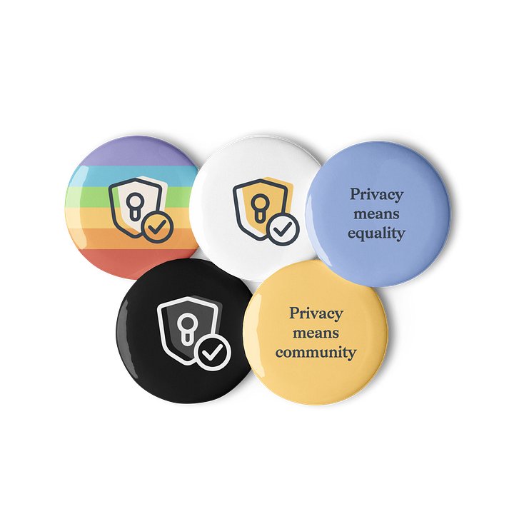 Privacy Means Many Things - Button Set 2 product image (2)