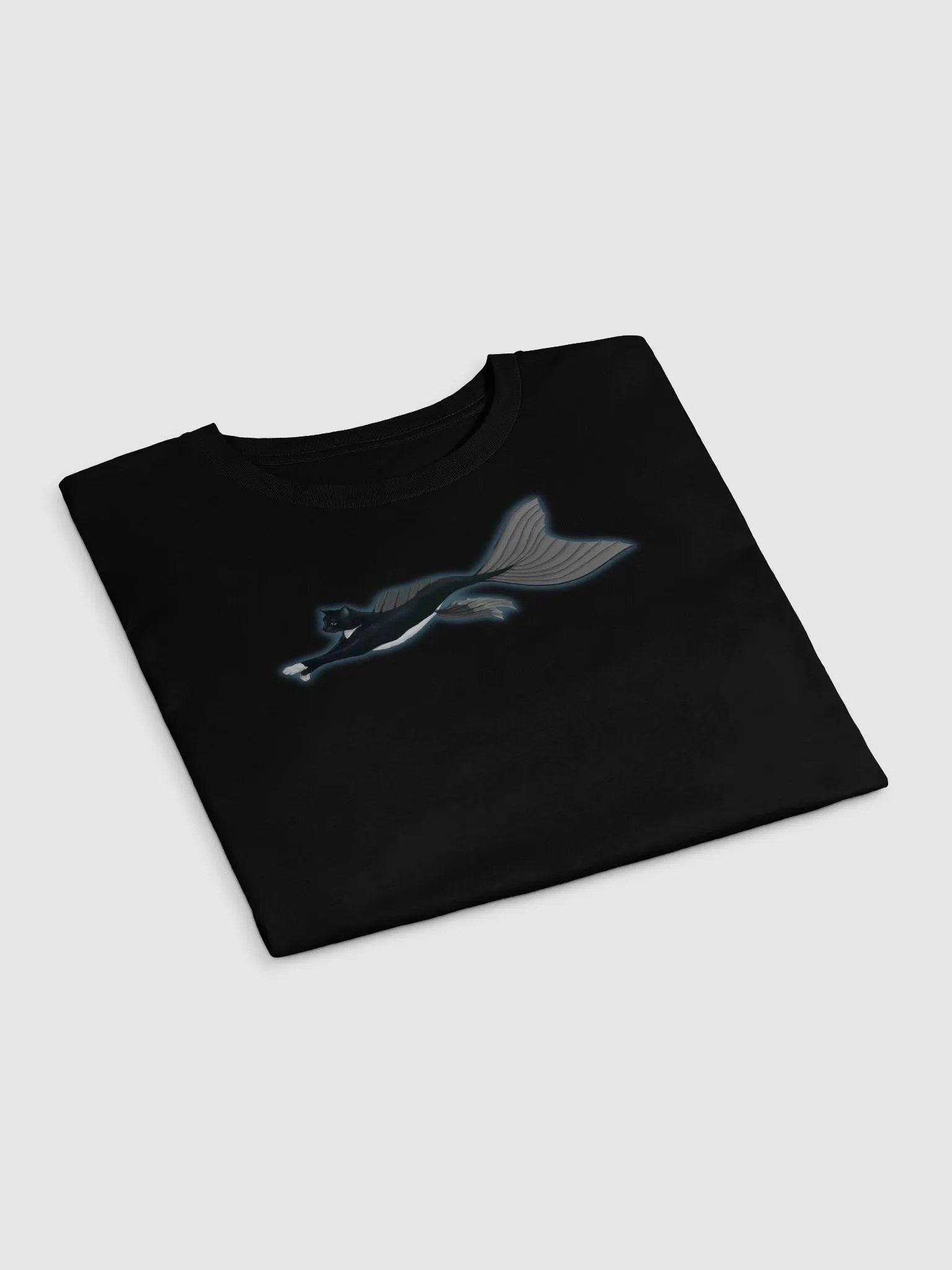 Mermeow Swimming Crop Top product image (20)