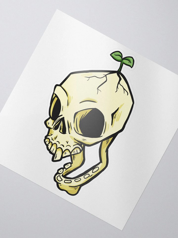 Skull Plant Boi Sticker product image (2)