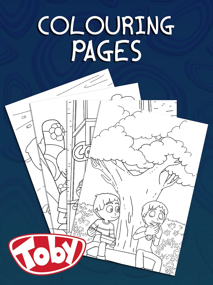 Toby Colouring-In Pages product image (1)