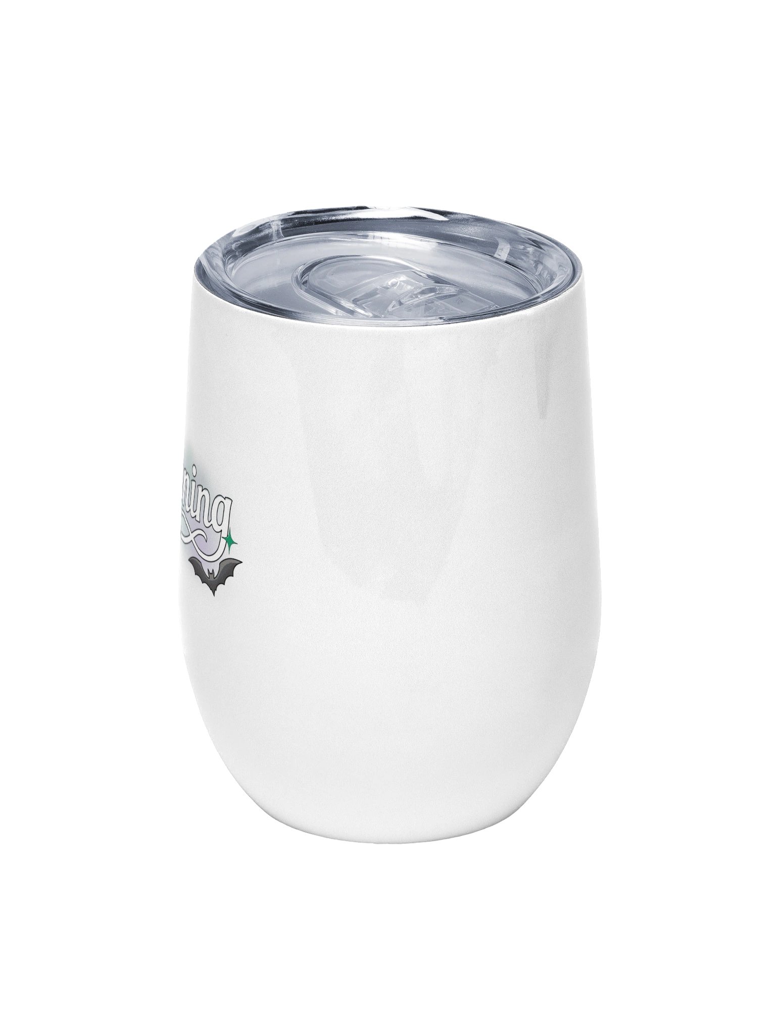 Stunning In White Double Walled Wine Tumbler product image (5)