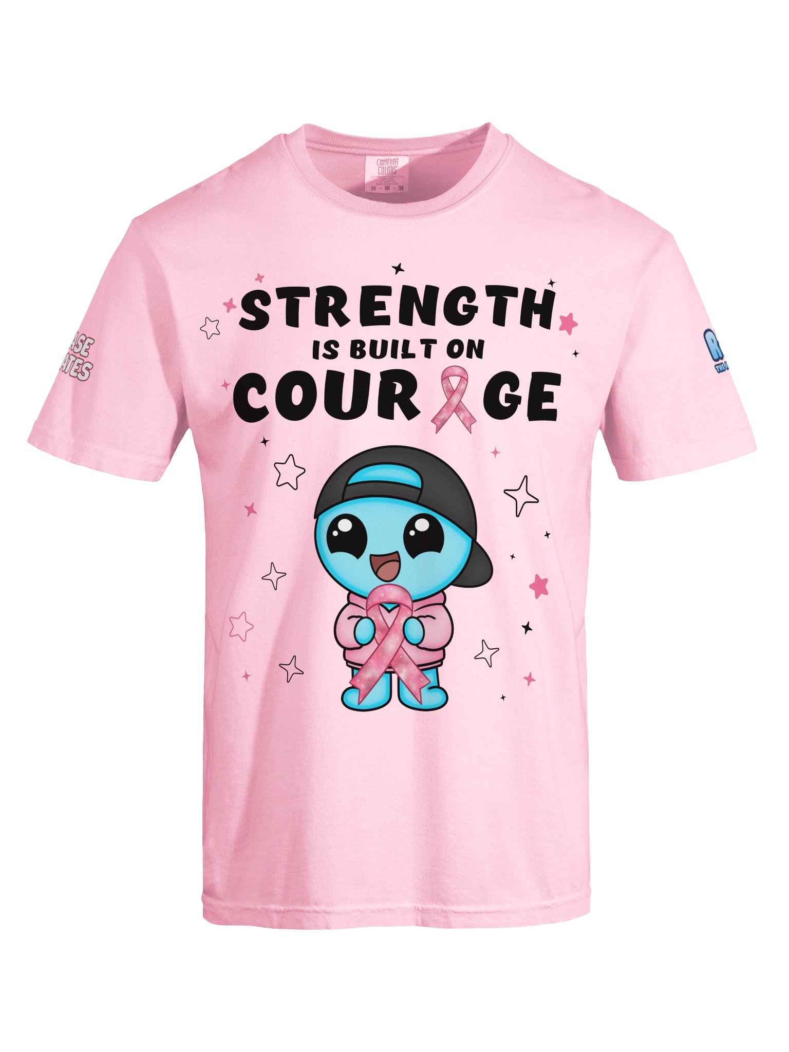 Strength Is Built On Courage Tee - Front Only product image (17)