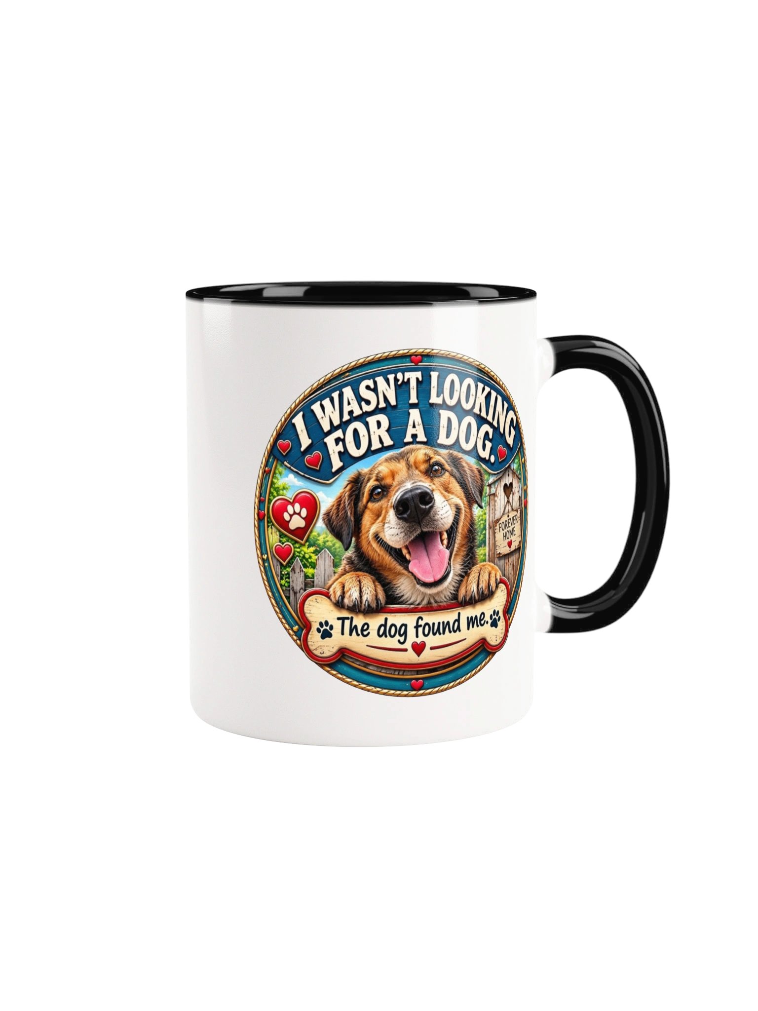 The Dog Found Me Two Color Mug product image (1)
