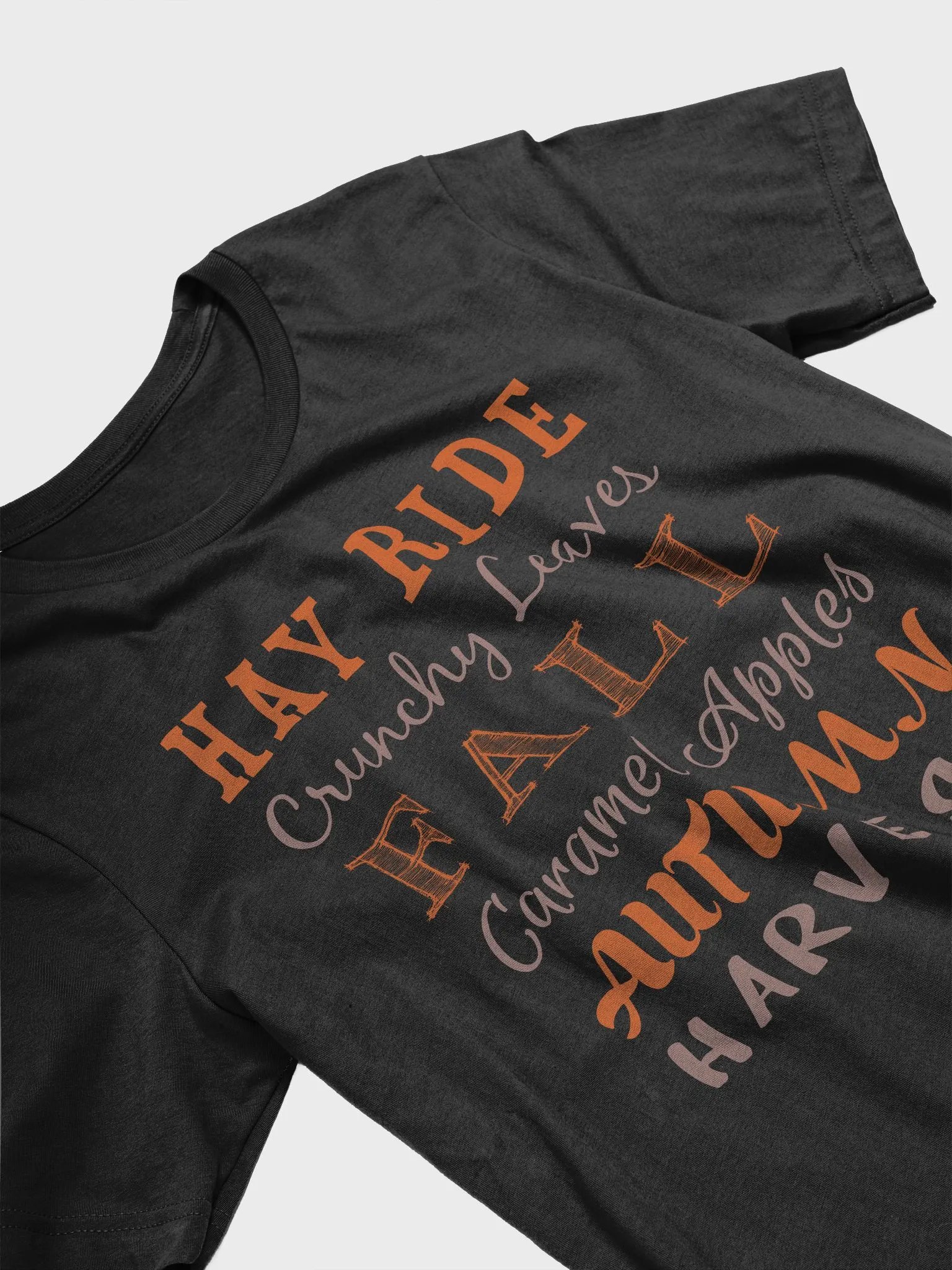 🍂 Fall Typography T-Shirt | Cozy Autumn Words Tee | Perfect Fall Harvest Shirt product image (3)