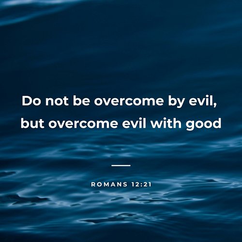 As tempting as it may be to yield to evil, turn and do good. Light will always prevail in darkness (John 1:5).

 #jesuschrist...