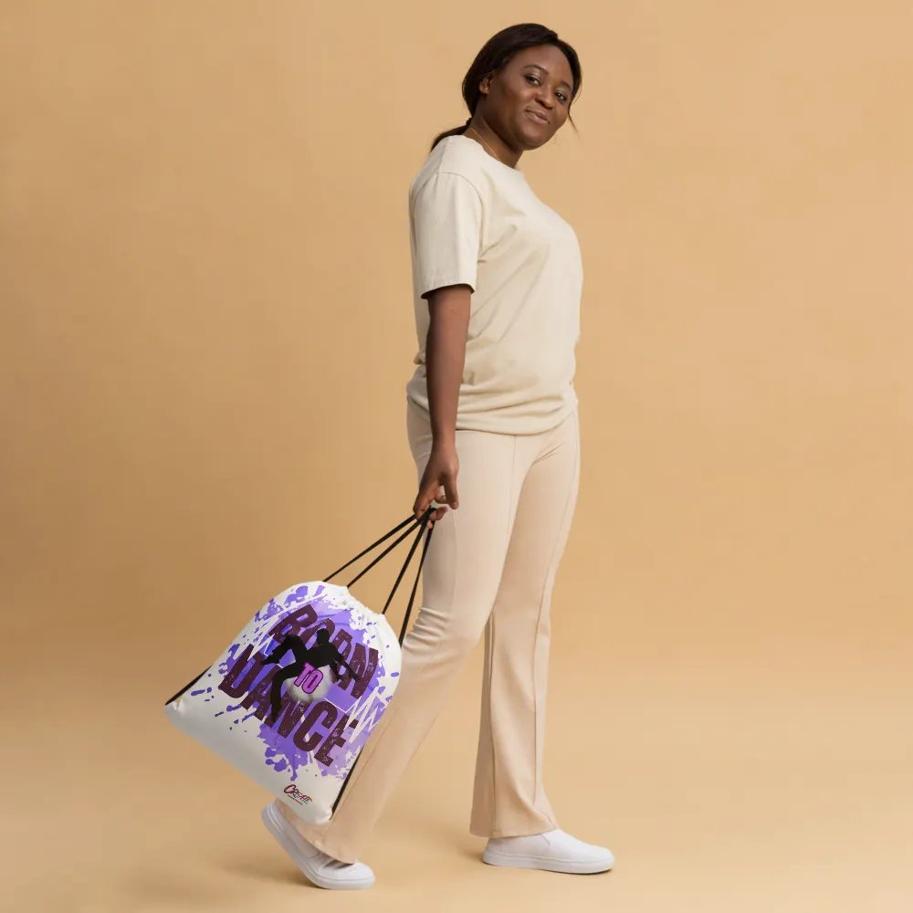 Born to Dance His Silhouette Full Print Drawstring Bag product image (5)