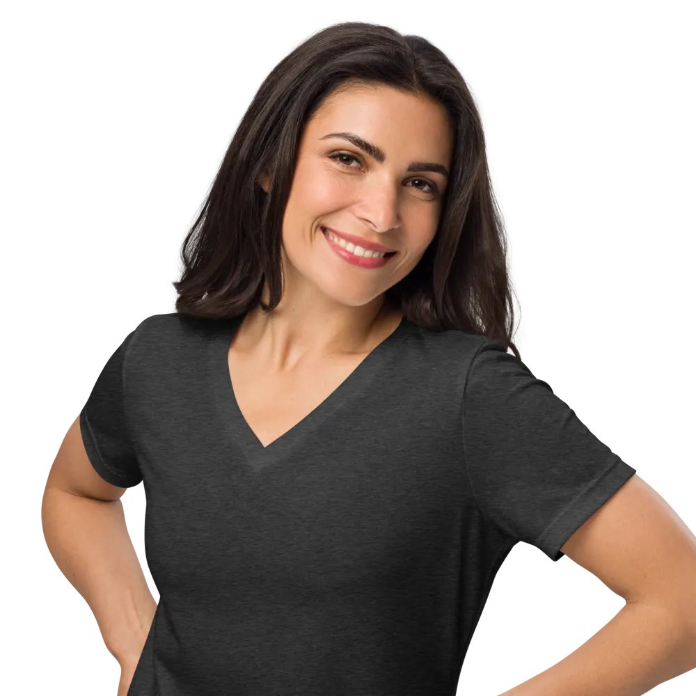 Evil Snow White V Neck Graphic Printed T-shirt product image (12)