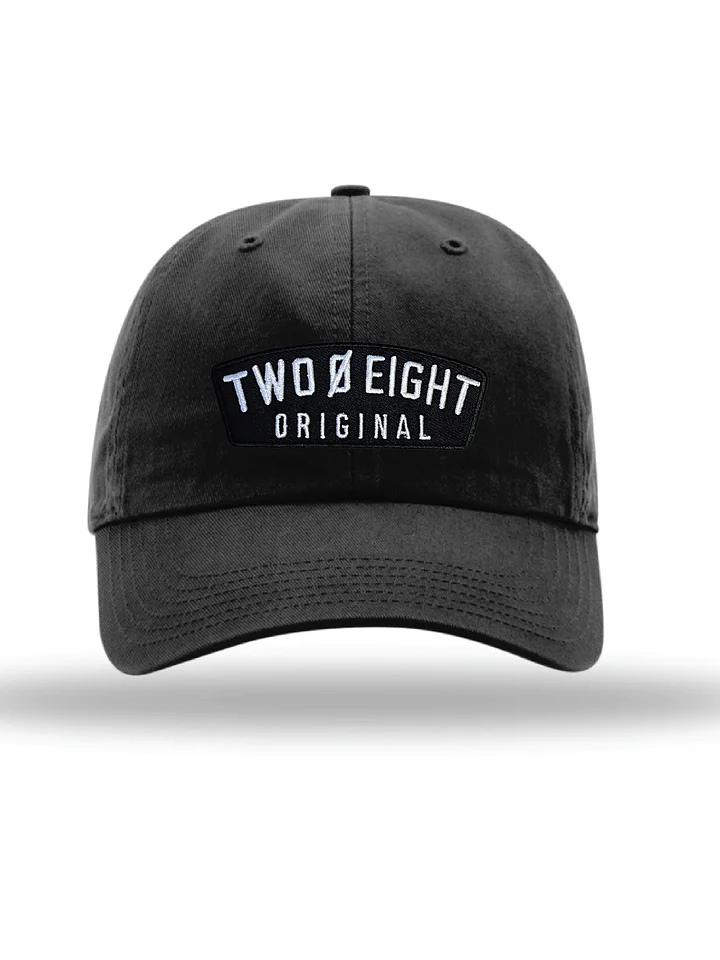 Two 0 Eight Original Patch Black Dad Hat product image (1)