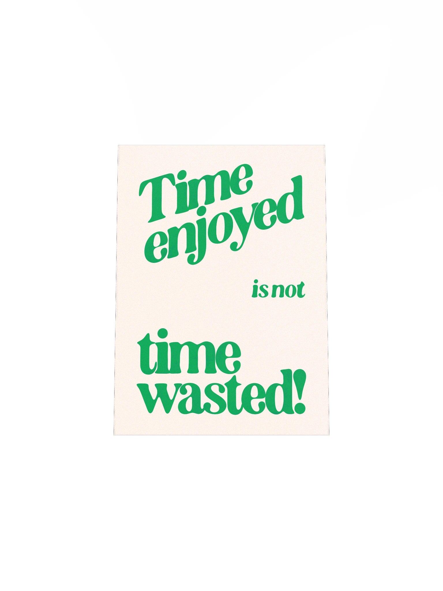 Time Enjoyed (Green & White) product image (6)