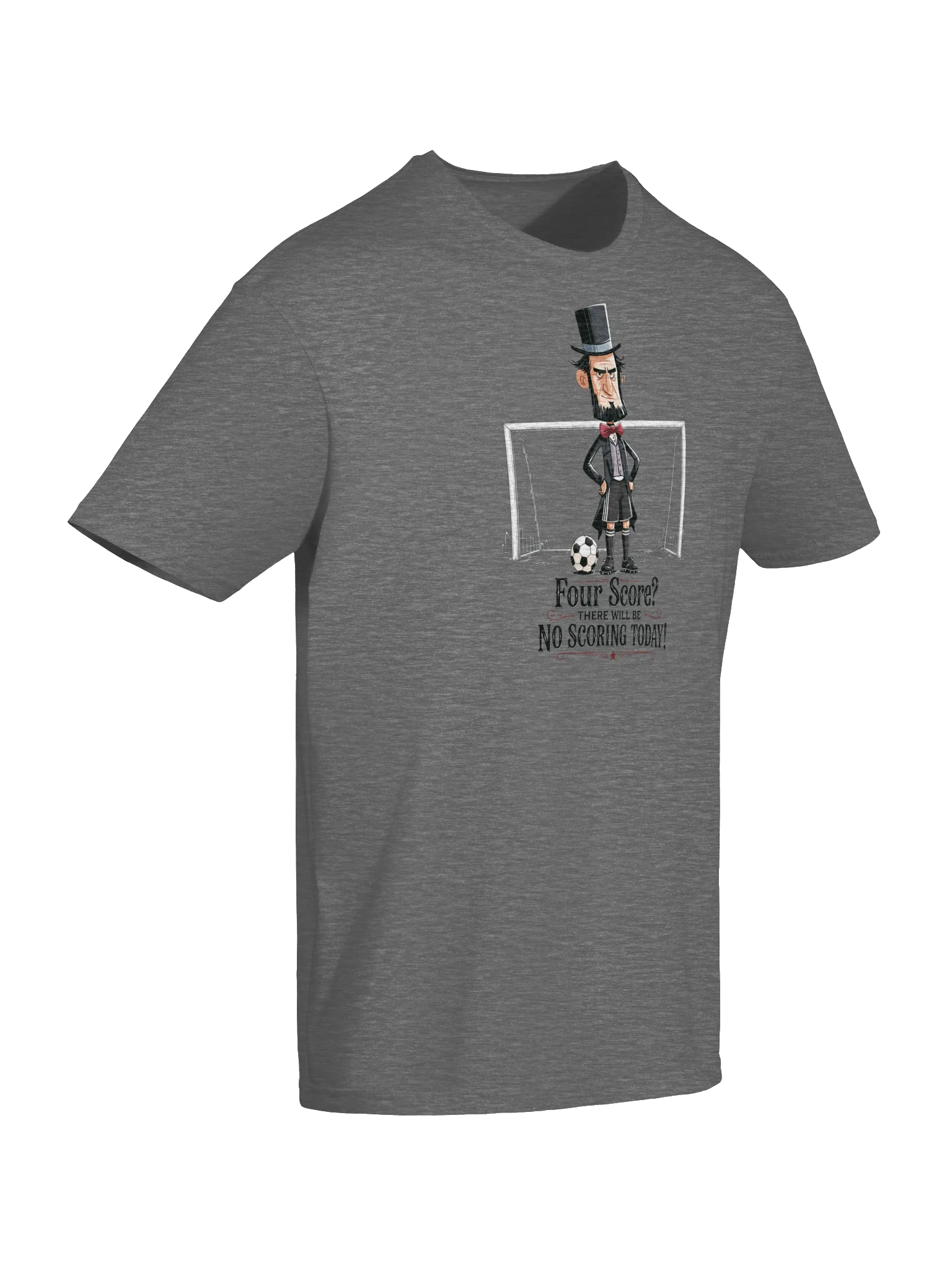 Honest Abe No Scoring Today Soccer Tee product image (6)