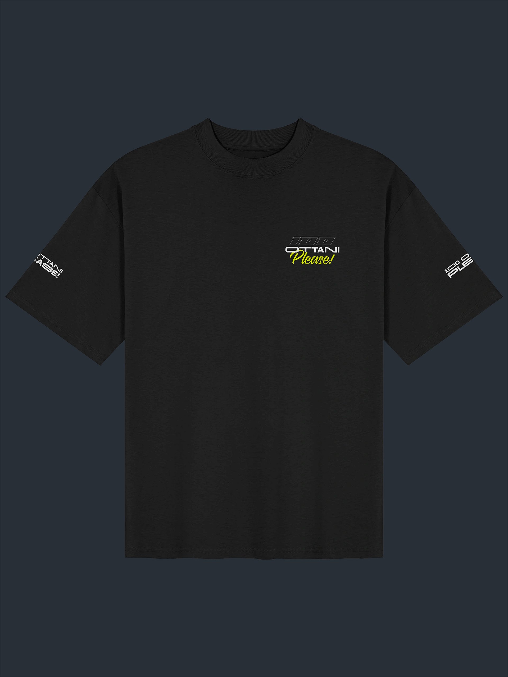 100 Ottani Please!™ Oversized Unisex Racing Streetwear Graphic T-Shirt | Grid Start Edition product image (3)