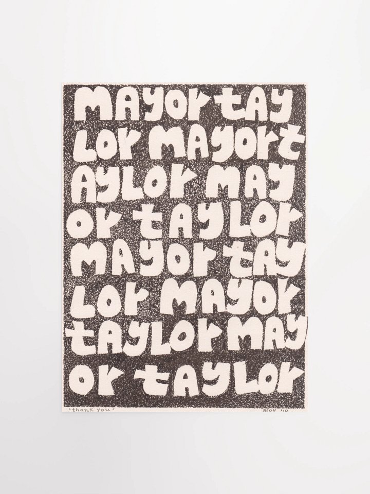 Mayor Taylor Poster product image (2)
