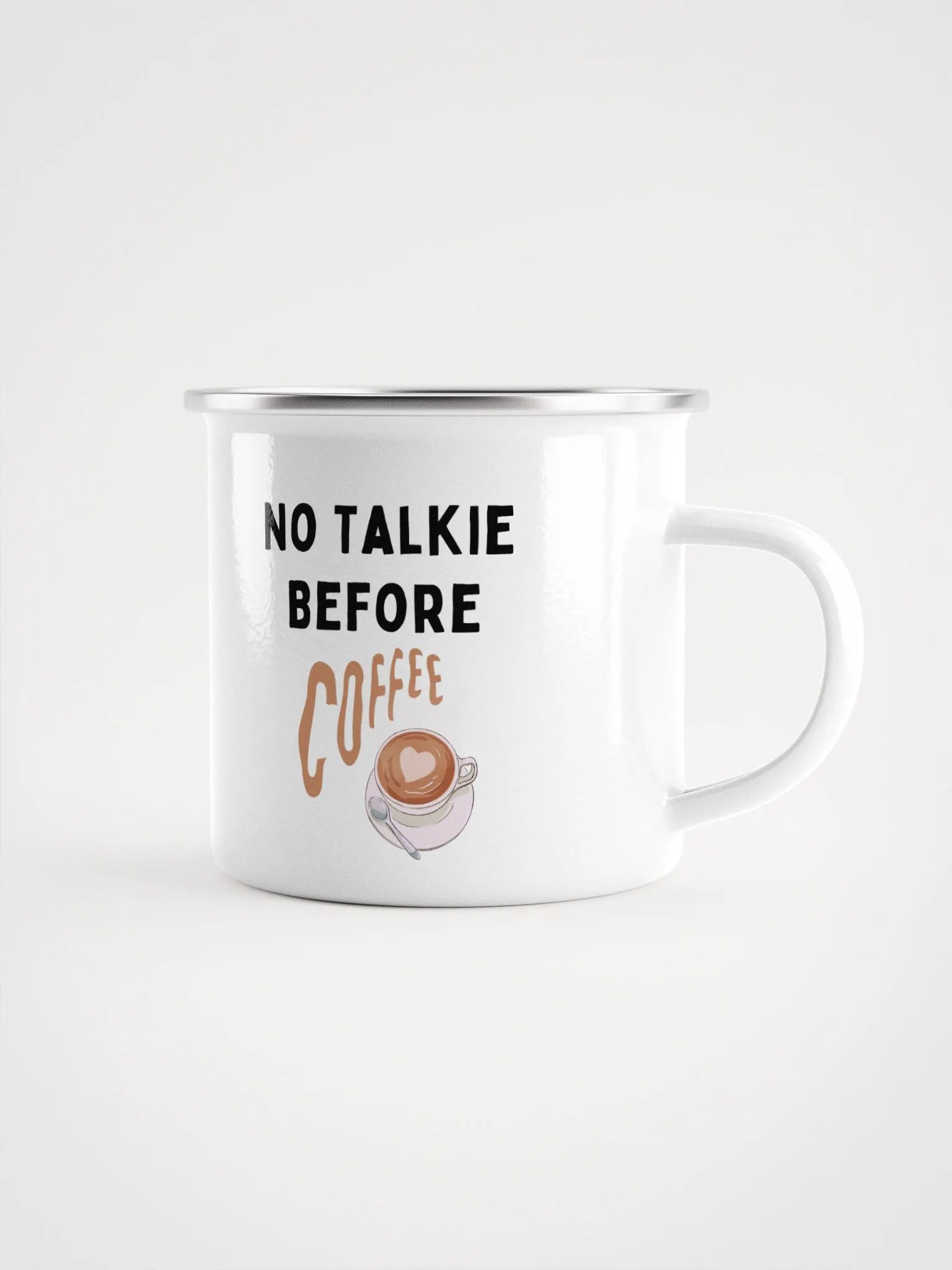No Talkie Before Coffee Mug product image (1)