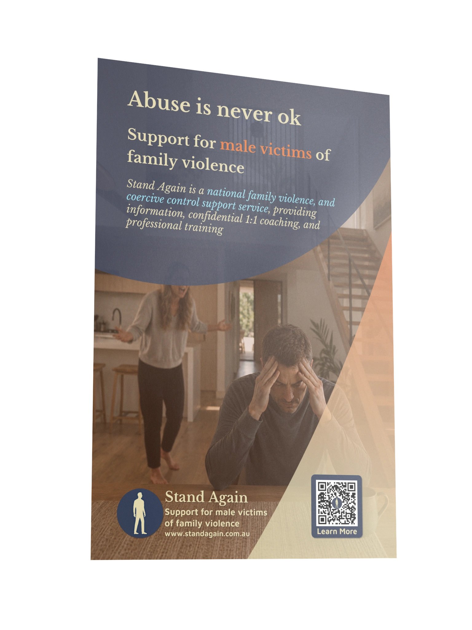 Poster H: "Abuse is never ok" product image (2)