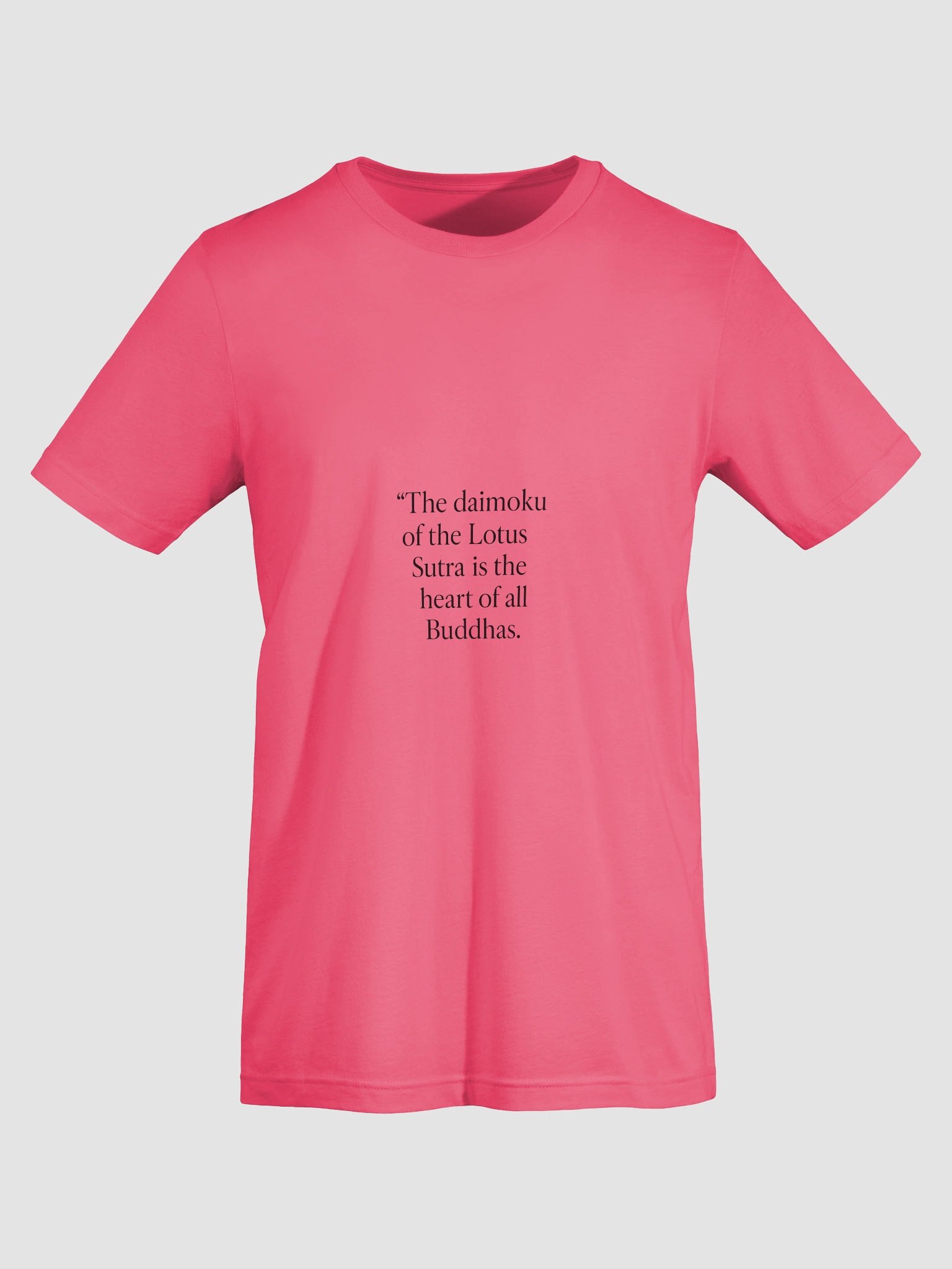 Daimoku Quote T-Shirt – Nichiren Buddhism Bella+Canvas Supersoft Lotus Sutra Tee product image (7)