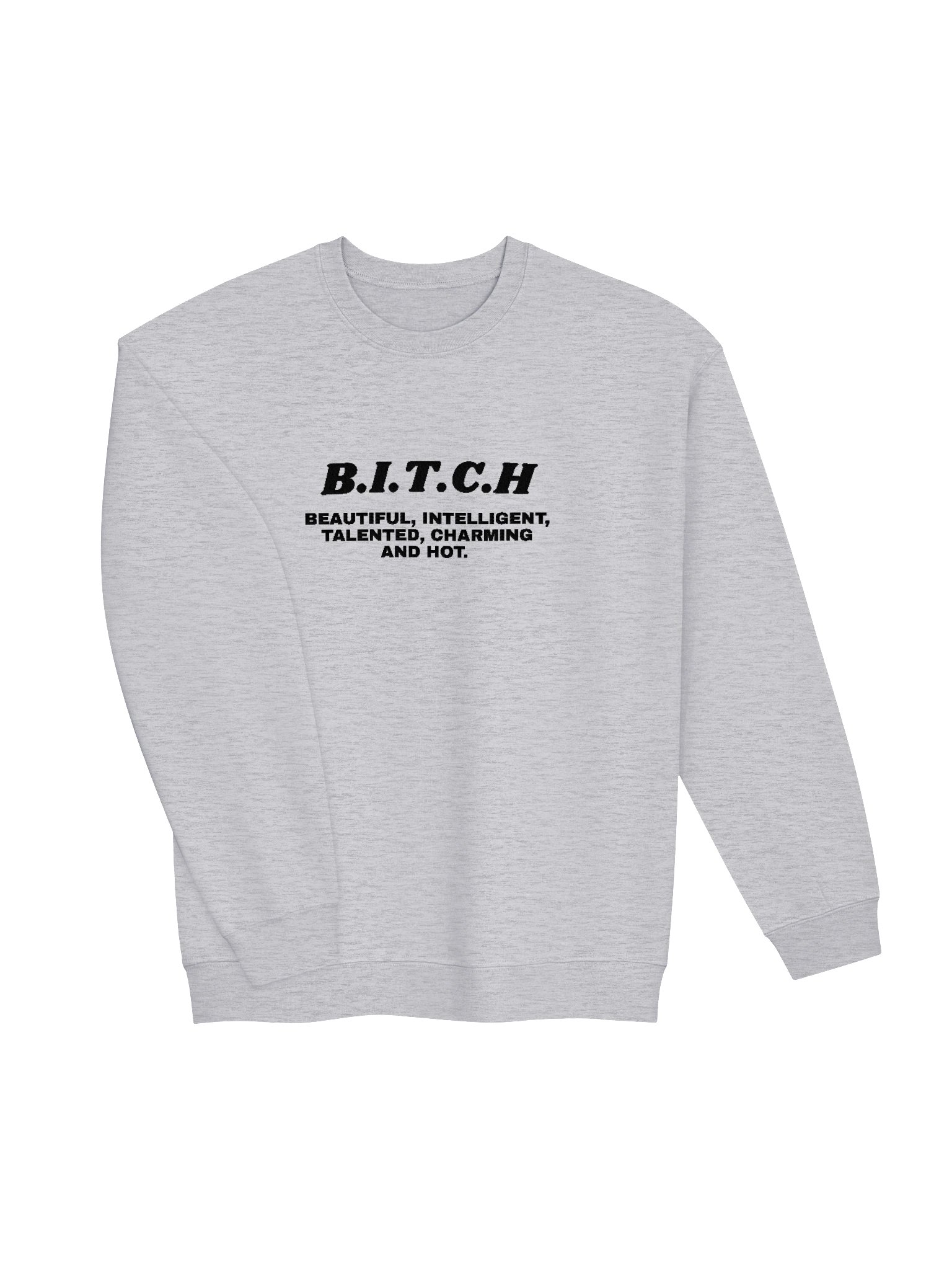 B.I.T.C.H SWEATSHIRT - EMBROIDERED product image (3)
