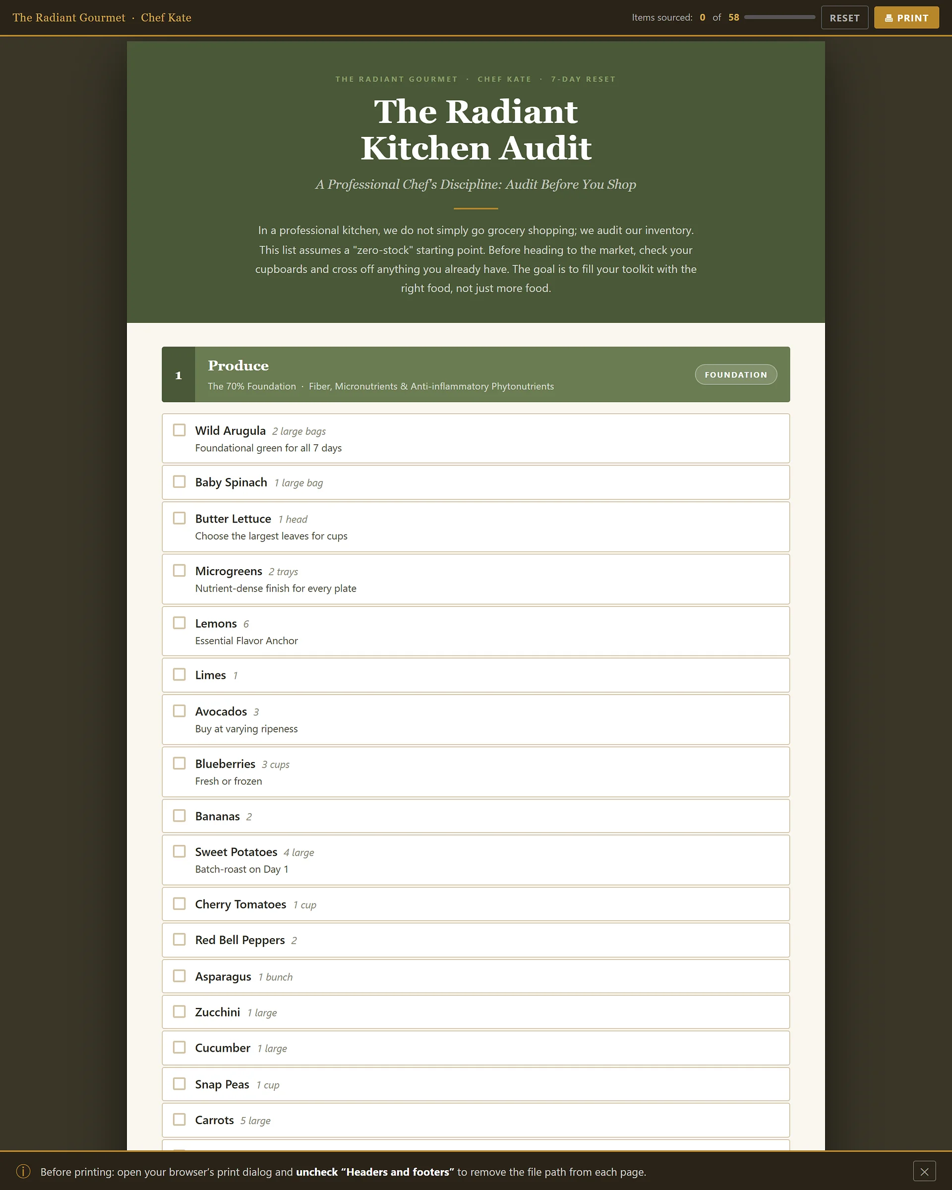 The Radiant Kitchen Audit product image (2)