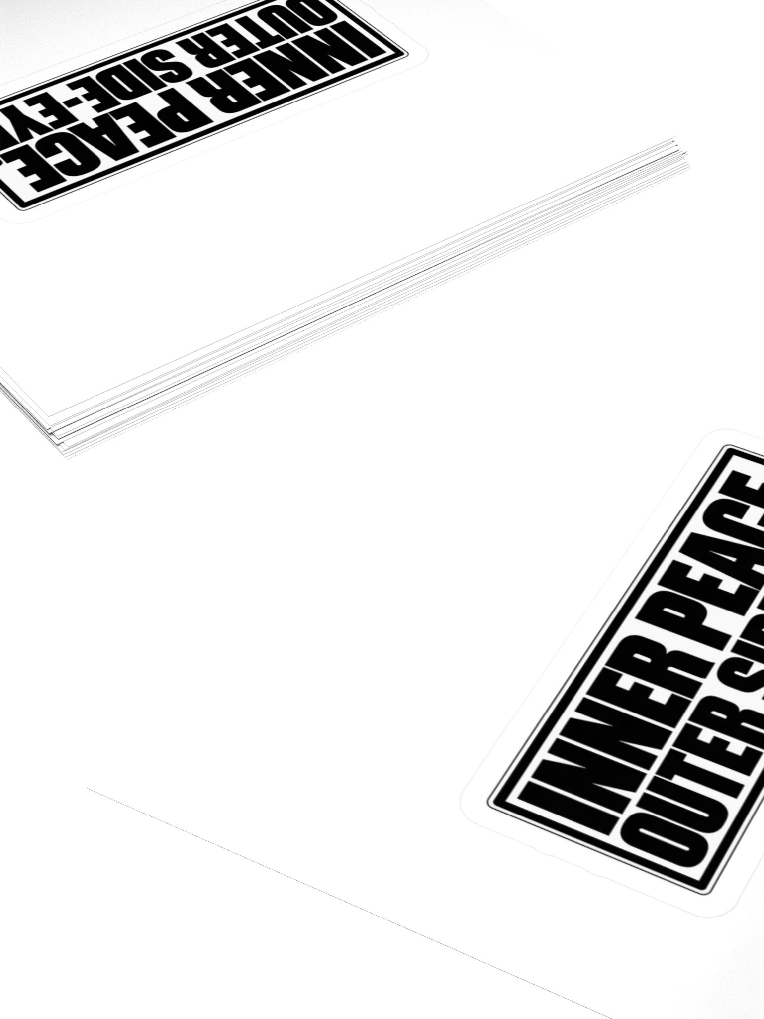 Inner Peace. Outer Side-Eye.™ Sticker product image (4)