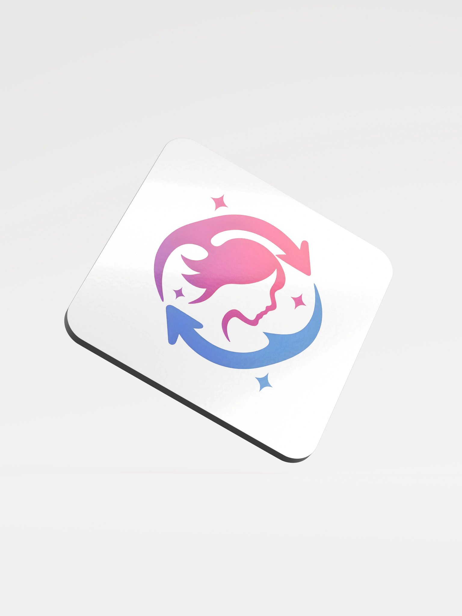 SparkSync Glossed Cork Coaster product image (1)