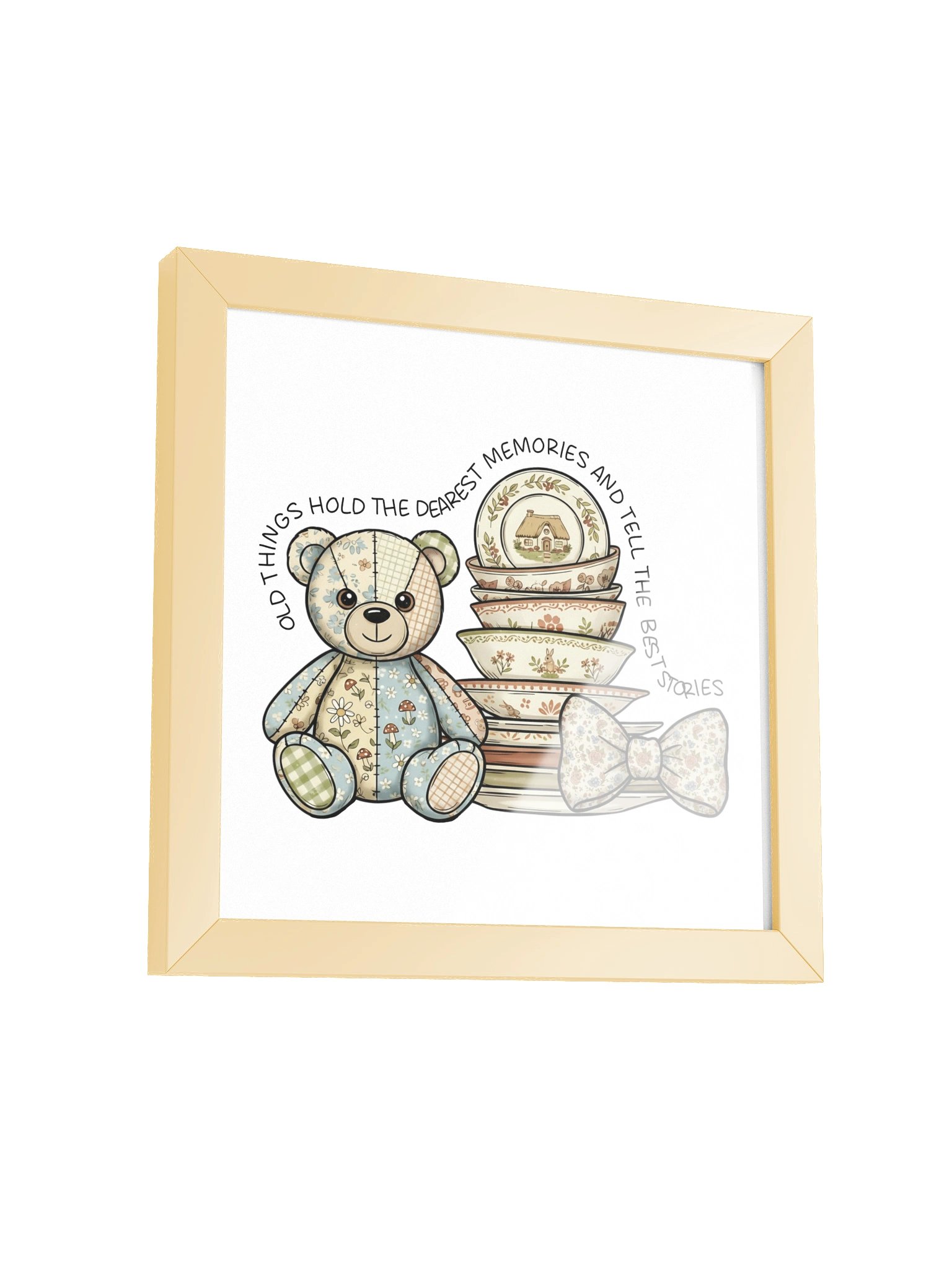 Vintage Memories Teddy Bear Framed Poster product image (19)
