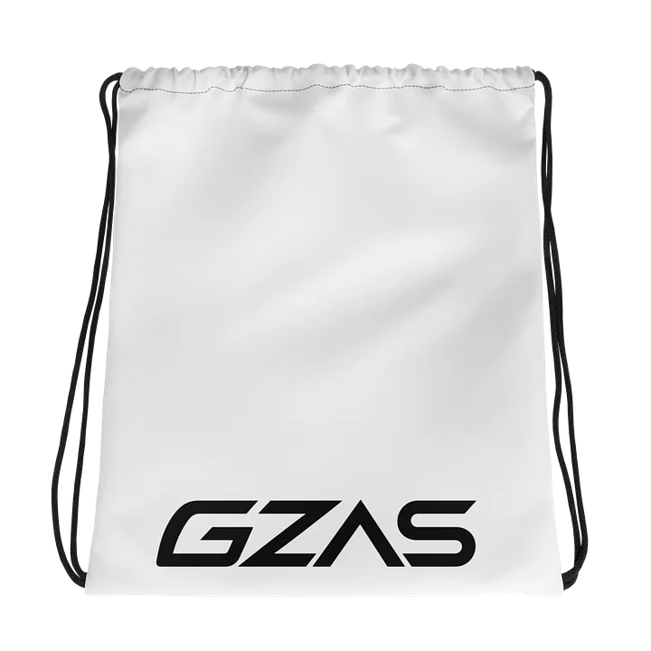 GZAS Drawstring Bag White product image (1)