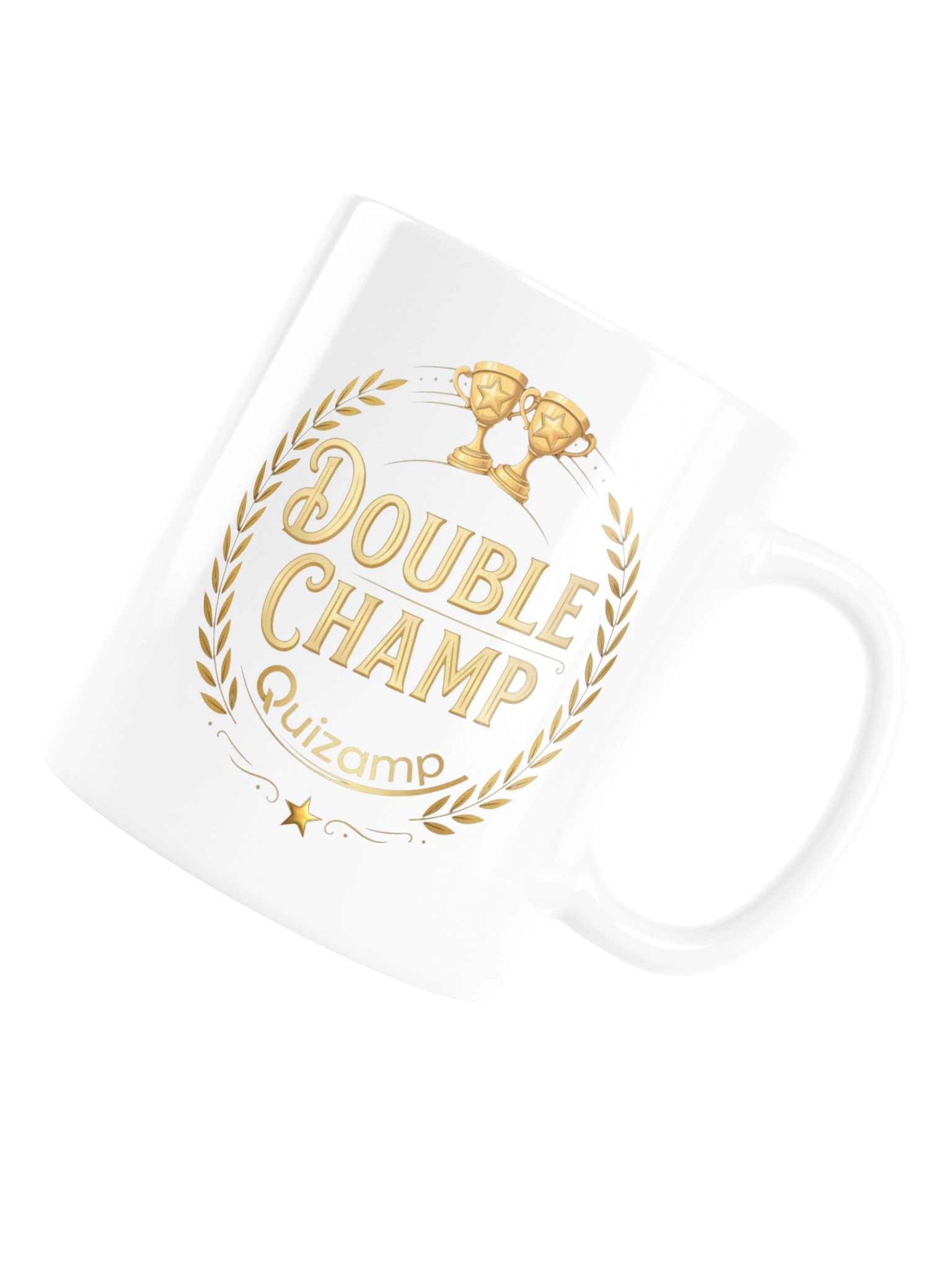 "Double Champ" Quizamp Mug - White (11oz) product image (6)