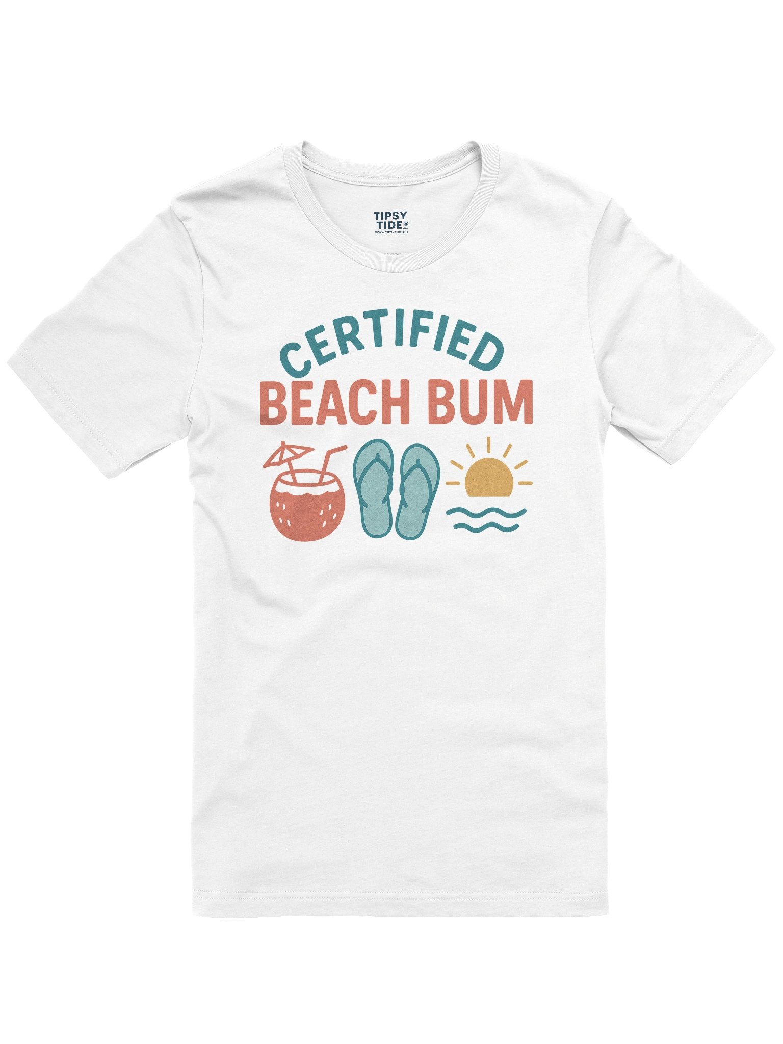 Certified Beach Bum Tropical T-Shirt product image (1)